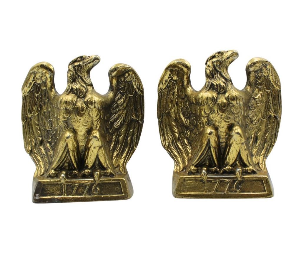 Vintage Brass Eagle store Book Ends