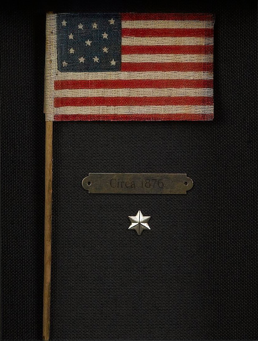 13 - Star Flag Waver for the Centennial Celebration - The Great Republic