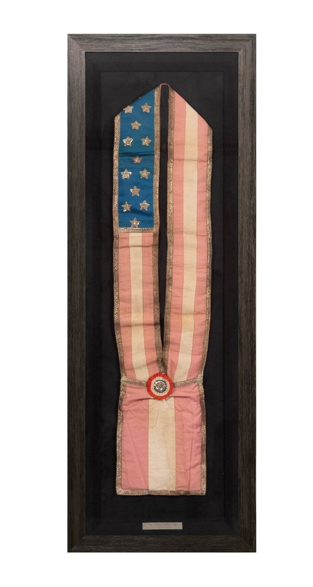 13 - Star Patriotic Sash by Louis E. Stilz & Bros., Late 19th Century - The Great Republic