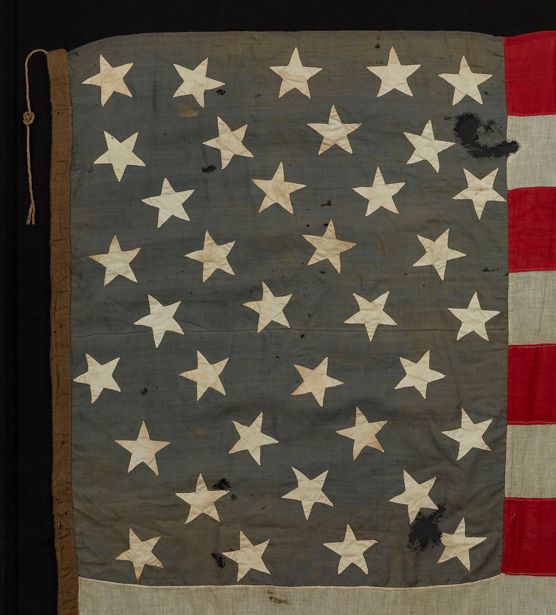 36 - Star American Flag, Civil War Period, Circa 1864 - 67 - The Great Republic