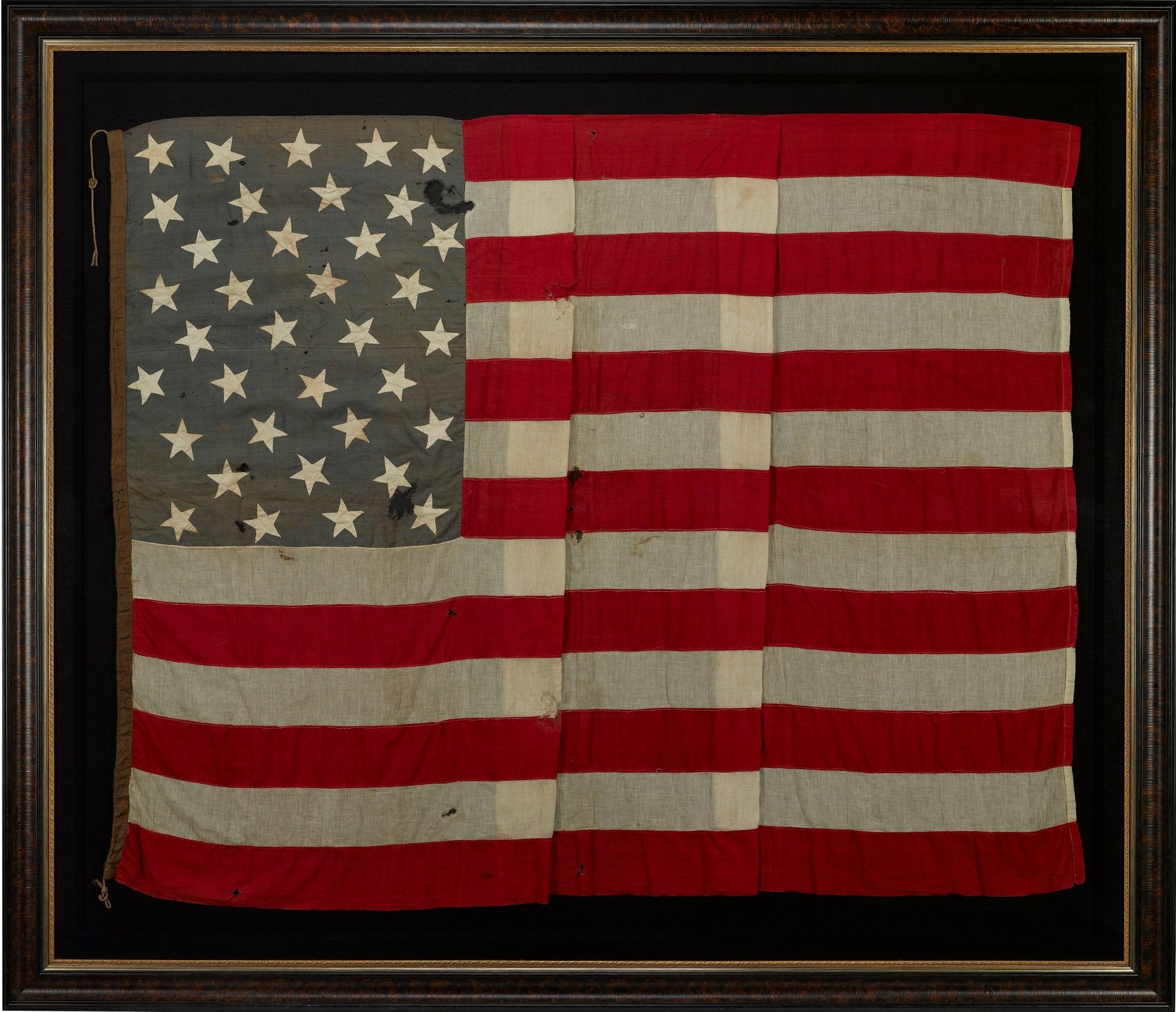 36 - Star American Flag, Civil War Period, Circa 1864 - 67 - The Great Republic