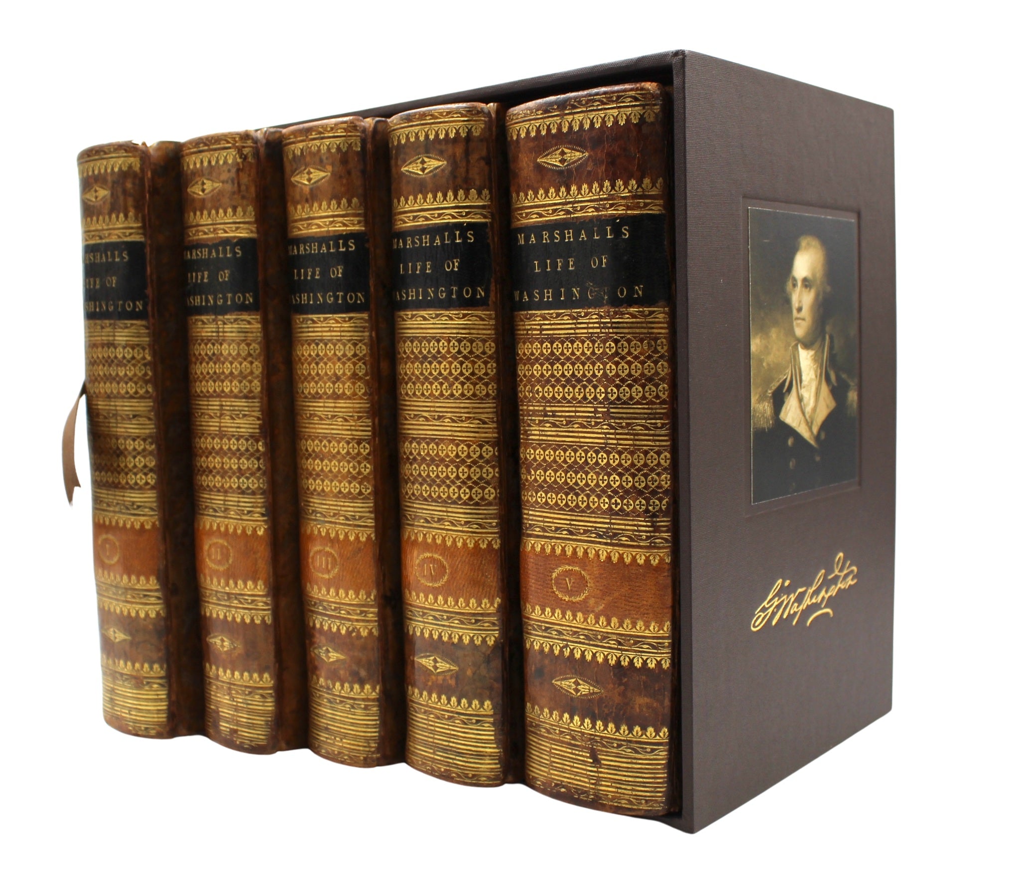 The Life of George Washington by John Marshall, First English Edition, Five Volume Set, 1804-1807