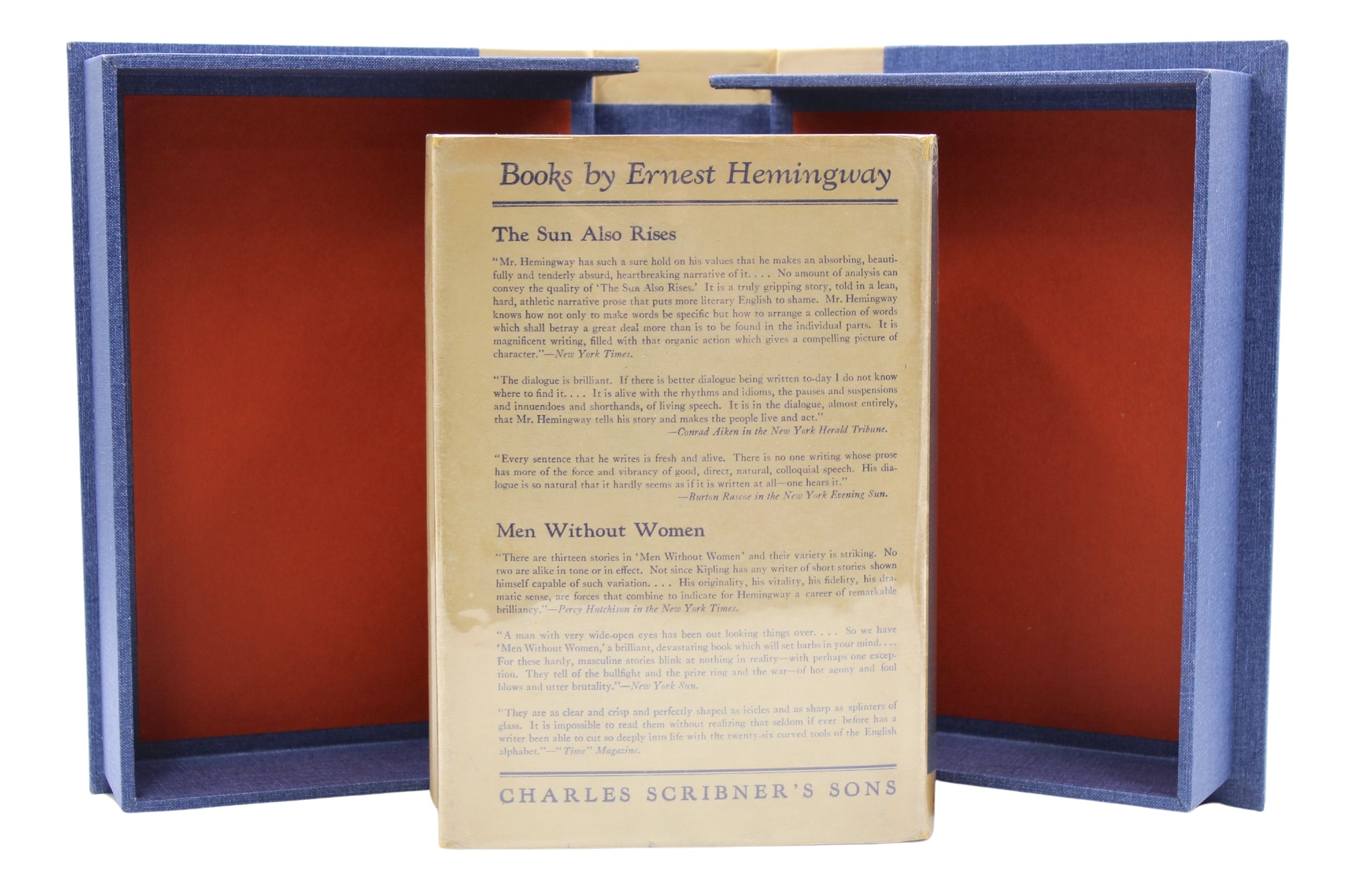 A Farewell to Arms by Ernest Hemingway, First Trade Edition, in First State Dust Jacket, 1929 - The Great Republic