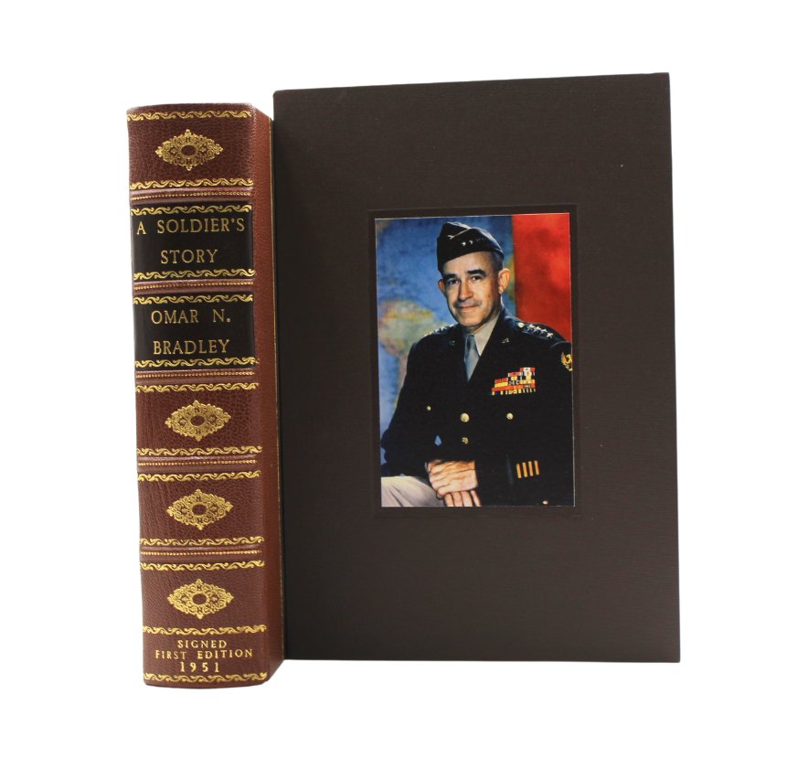 A Soldier's Story, Signed and Inscribed by Omar Bradley, First Edition, 1951 - The Great Republic