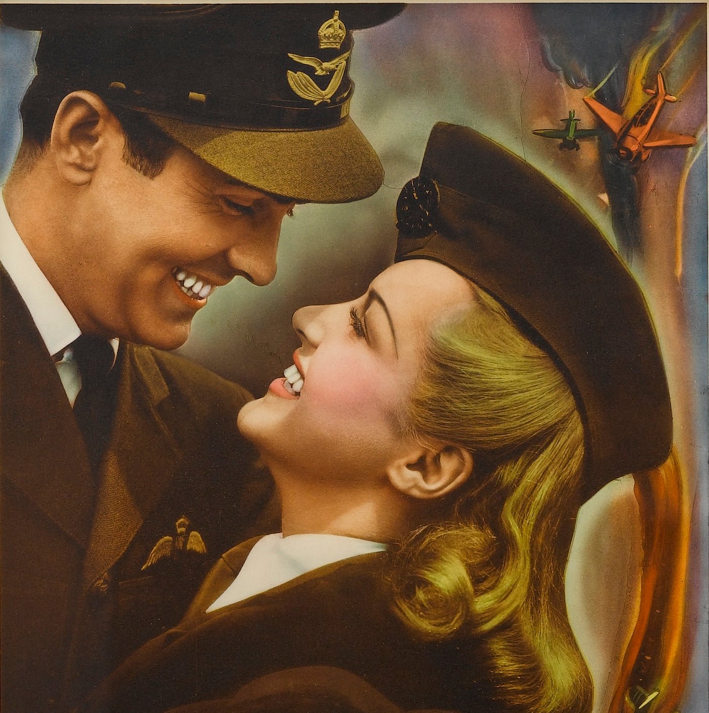 "A Yank in the R.A.F." Vintage Movie Poster, Circa 1941 - The Great Republic