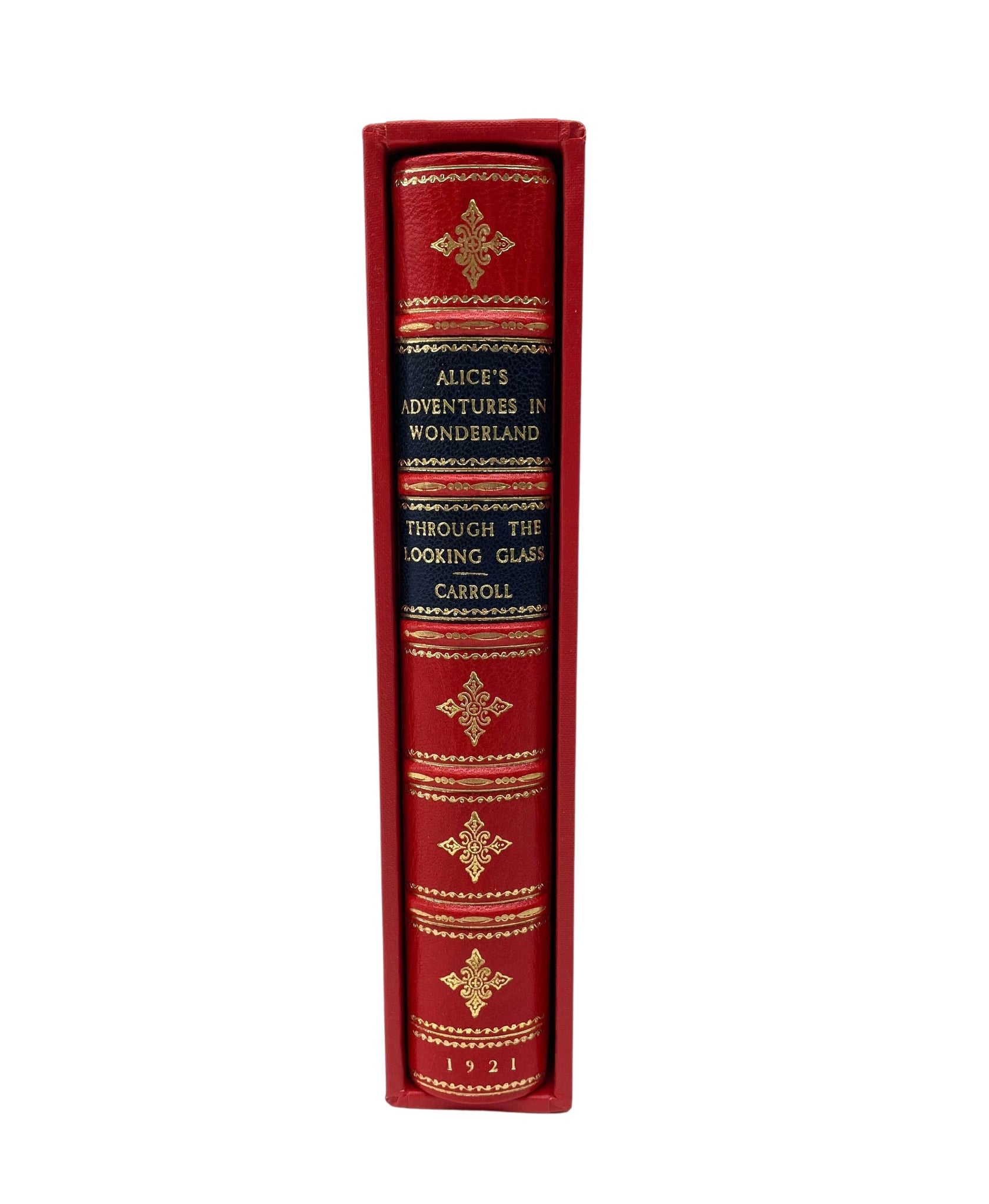 Alice's Adventures in Wonderland and Through the Looking Glass by Lewis Carroll, Illustrated by John Tenniel, In One Volume, 1921 - The Great Republic