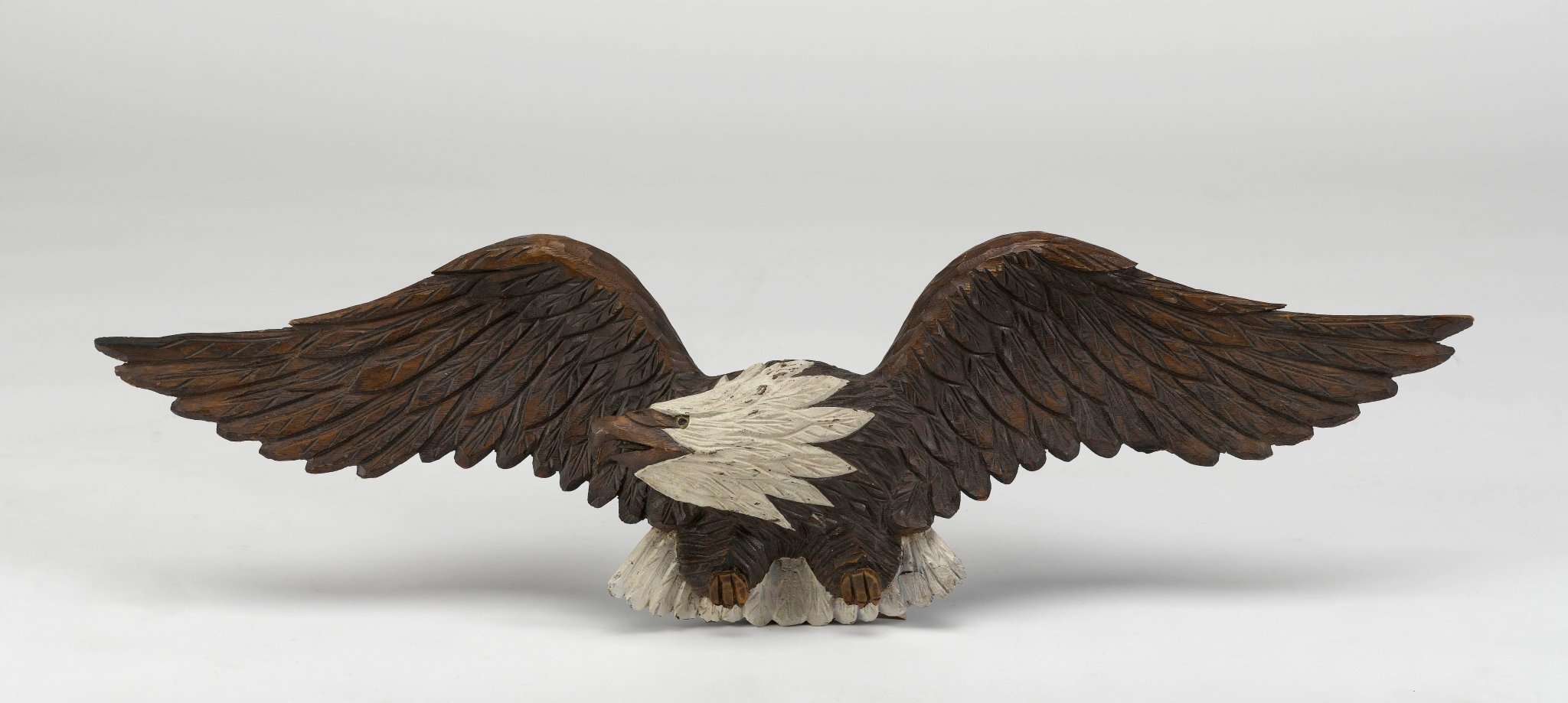 American Hand - Carved Folk Eagle, Early to Mid 20th Century - The Great Republic