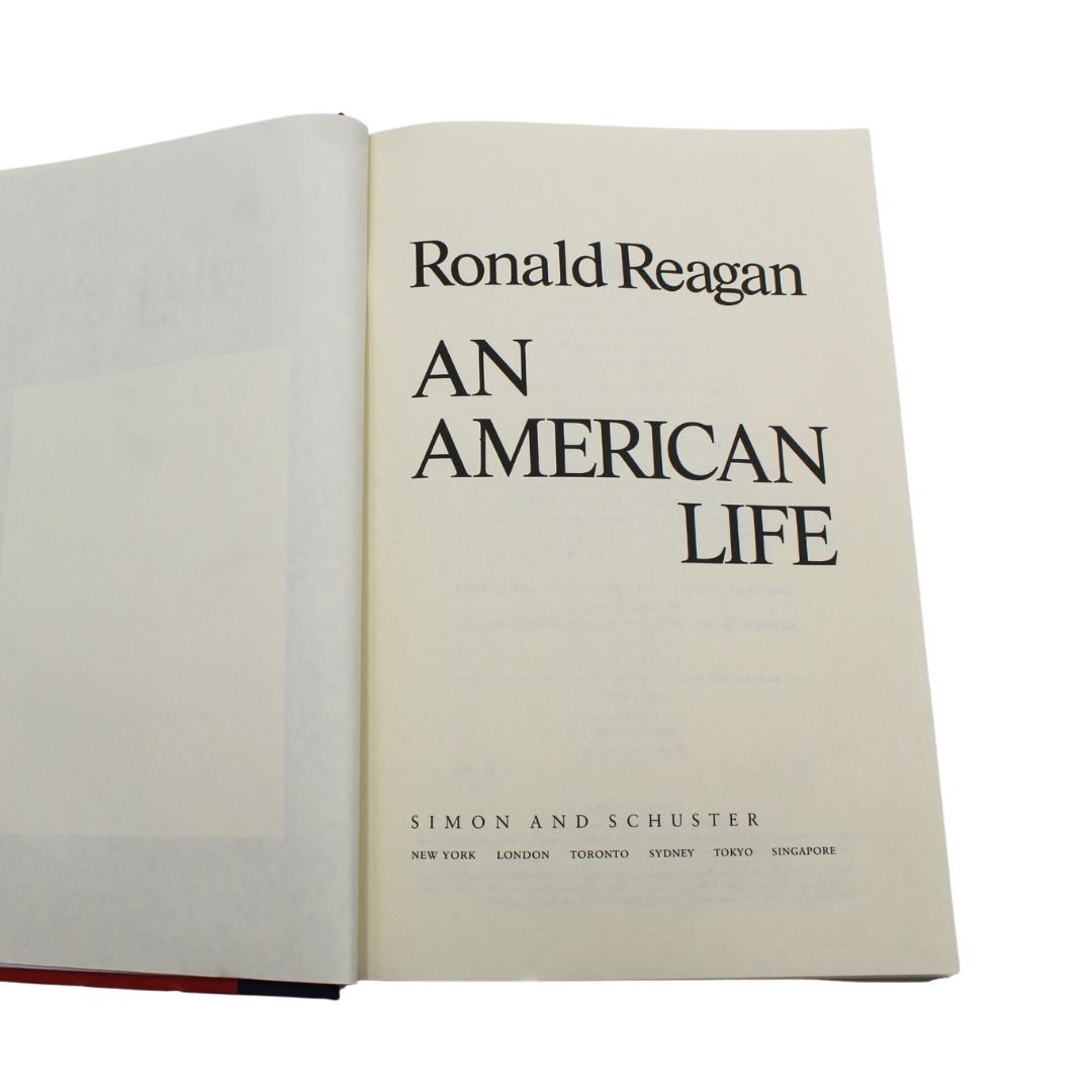 An American Life, Signed by Ronald Reagan, First Edition in Original Dust Jacket, 1990 - The Great Republic