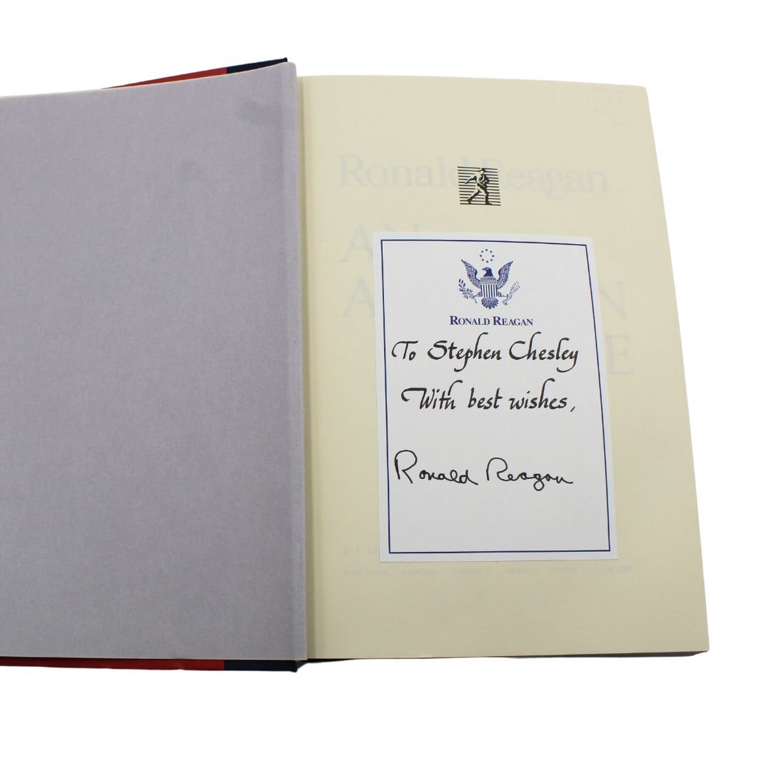 An American Life, Signed by Ronald Reagan, First Edition in Original Dust Jacket, 1990 - The Great Republic