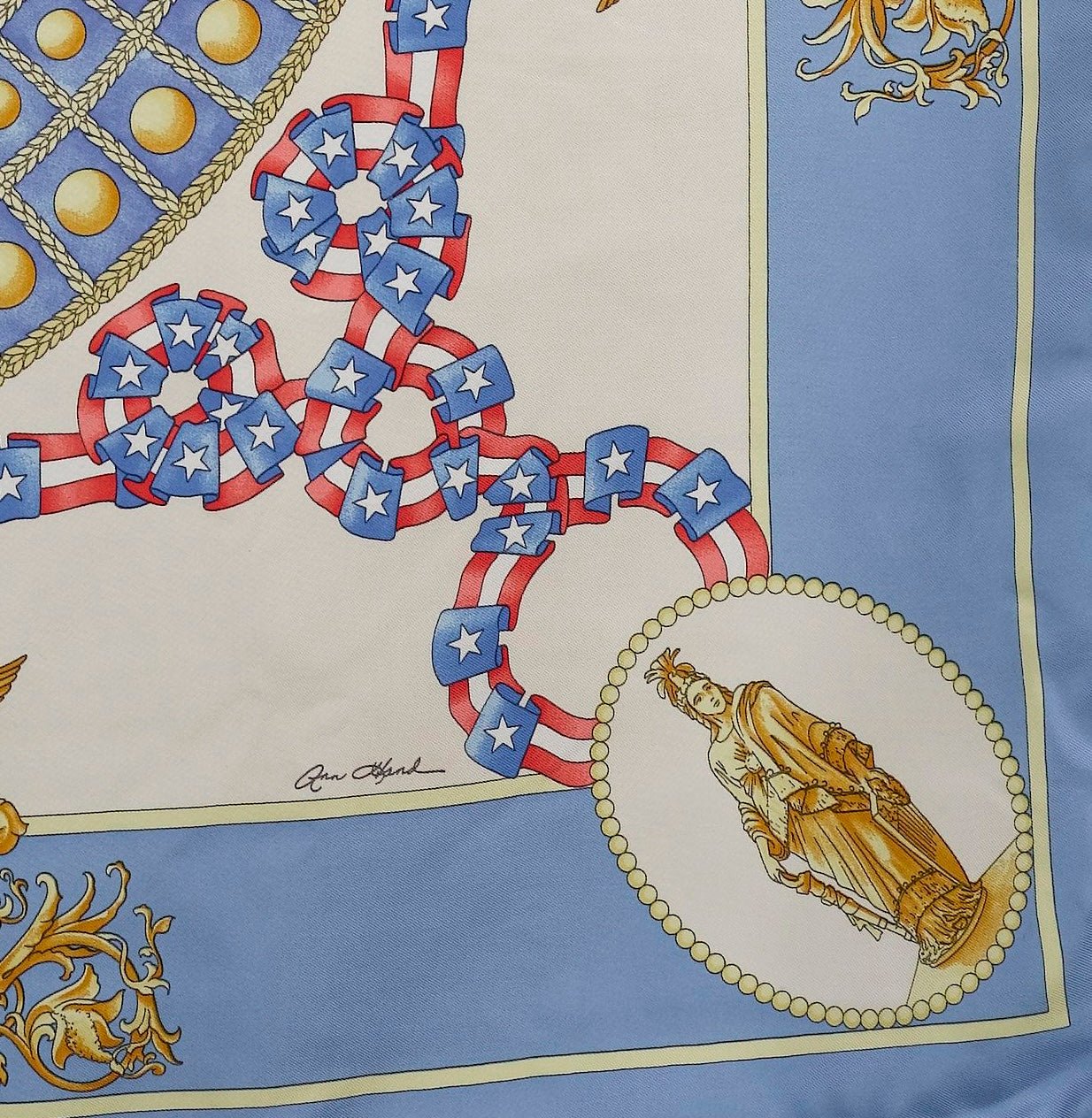 Ann Hand "The US Capitol Circa 1866" Silk Scarf - The Great Republic