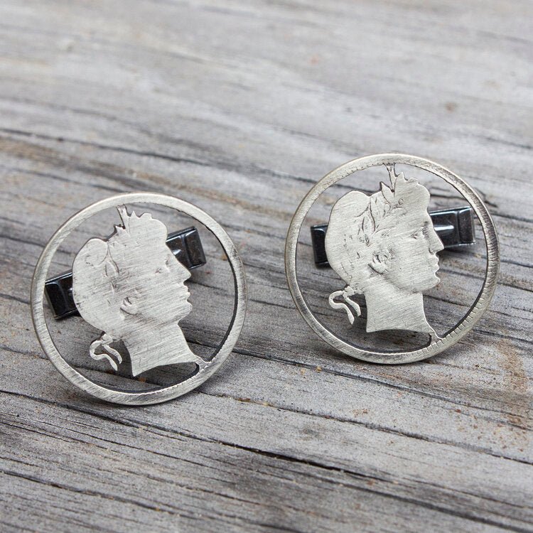 Barber Quarter Cufflinks - The Great Republic