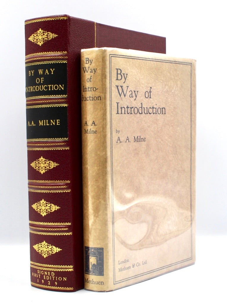 By Way of Introduction, Signed by A.A. Milne, Circa 1929 - The Great Republic