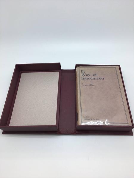 By Way of Introduction, Signed by A.A. Milne, Circa 1929 - The Great Republic