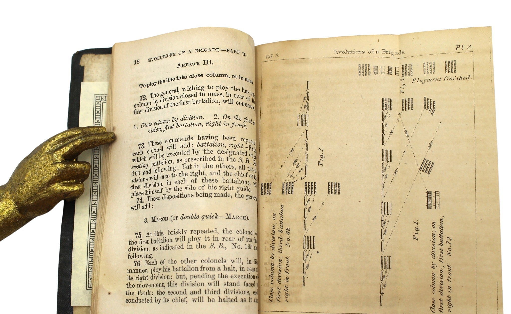 Casey's Infantry Tactics by Brig. Gen. Silas Casey, Three Volume Set, 1862 - The Great Republic