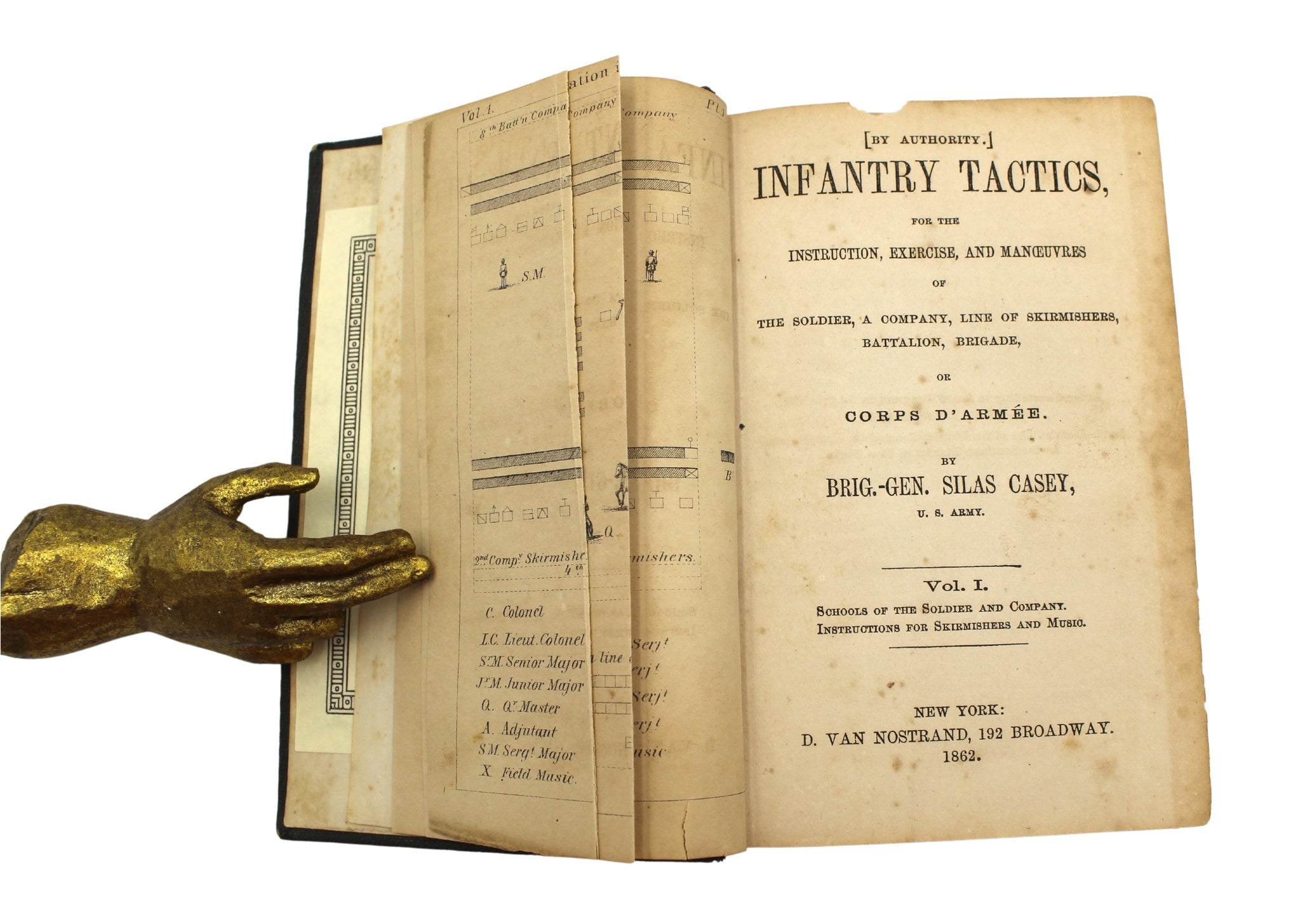 Casey's Infantry Tactics by Brig. Gen. Silas Casey, Three Volume Set, 1862 - The Great Republic