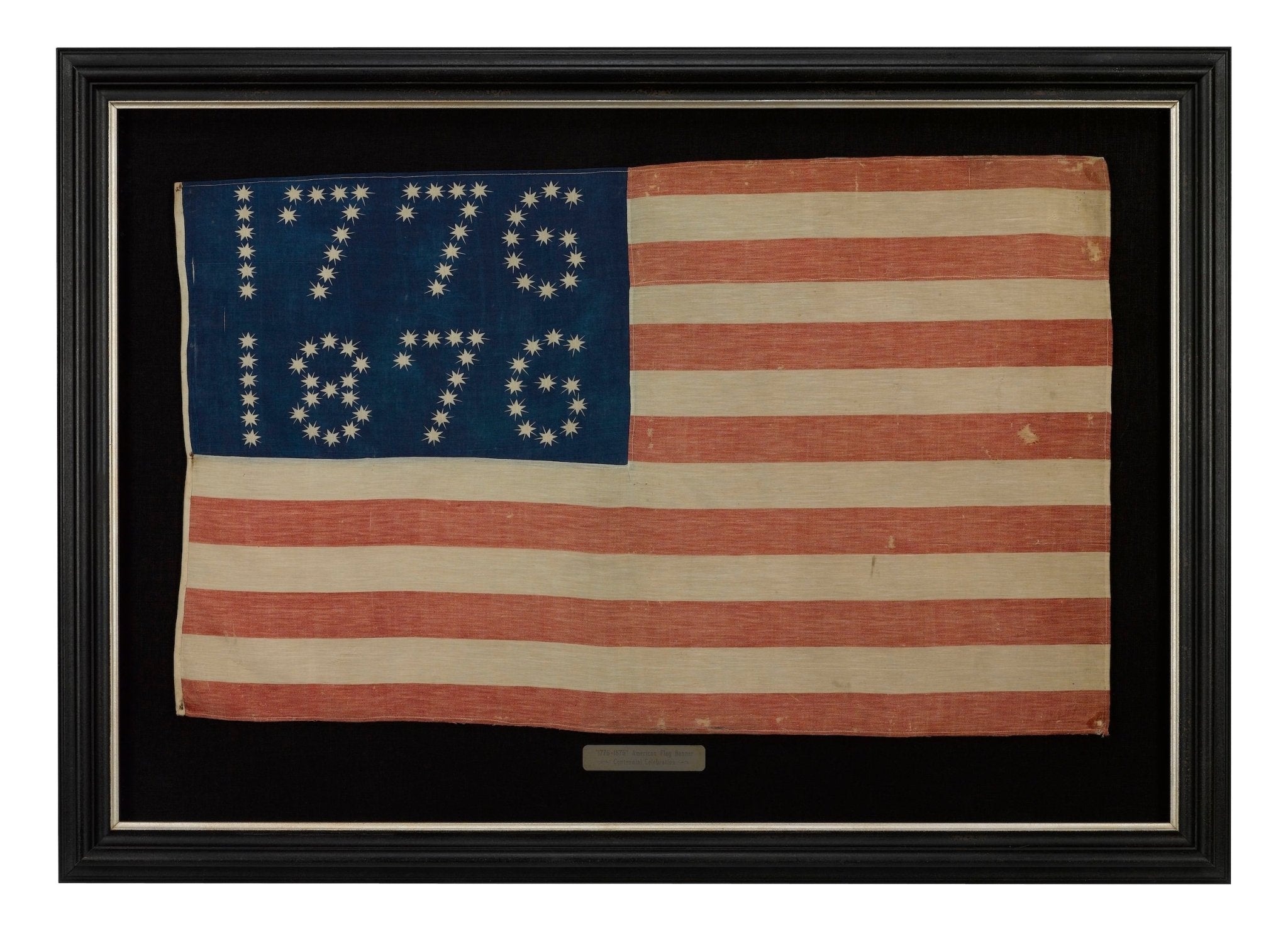 Centennial Celebration "1776 - 1876" American Flag Banner - The Great Republic