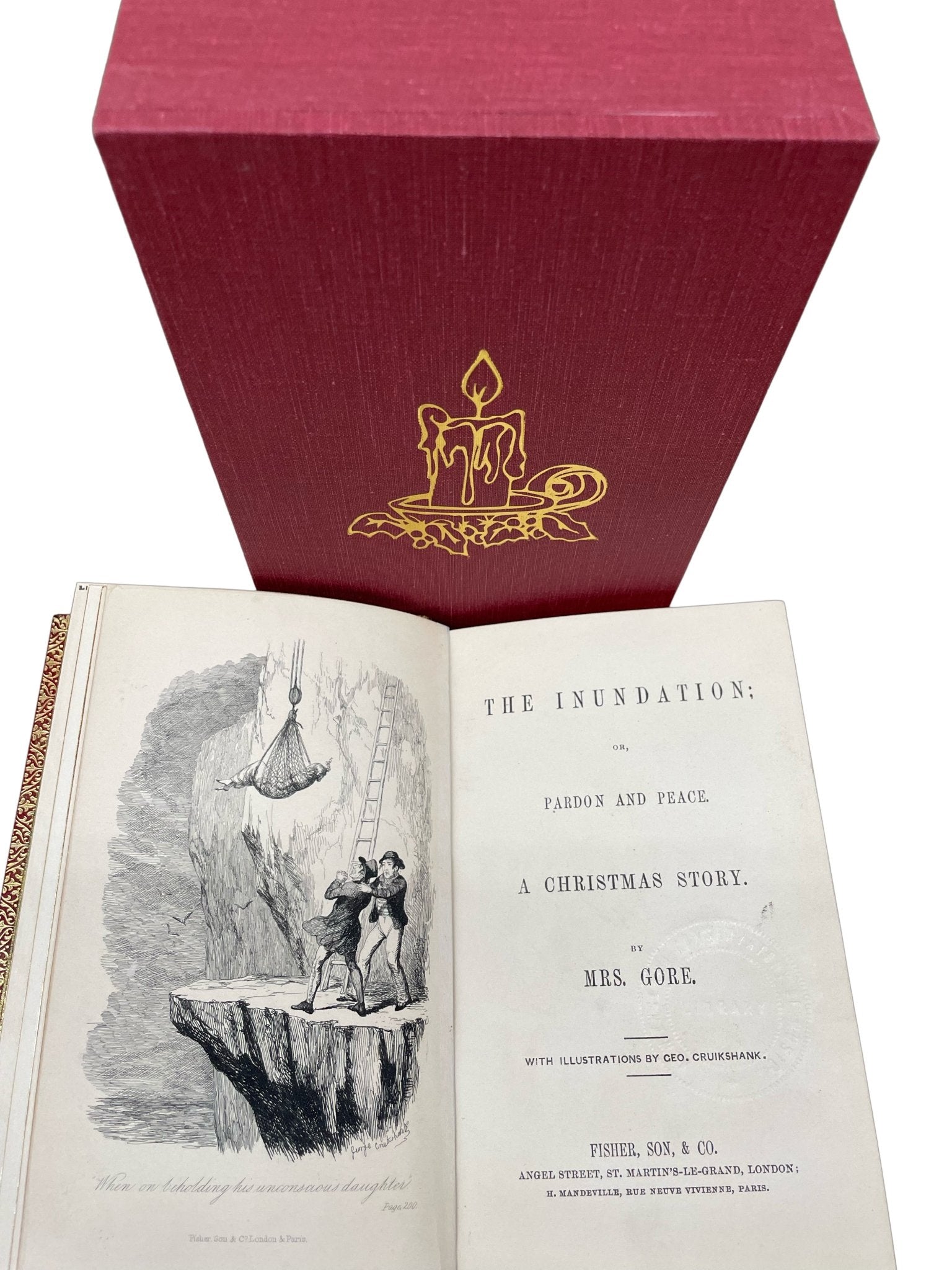 Christmas Books by Mrs. Gore, Illustrated by George Cruikshank, Three Volume Set, 1847 - The Great Republic