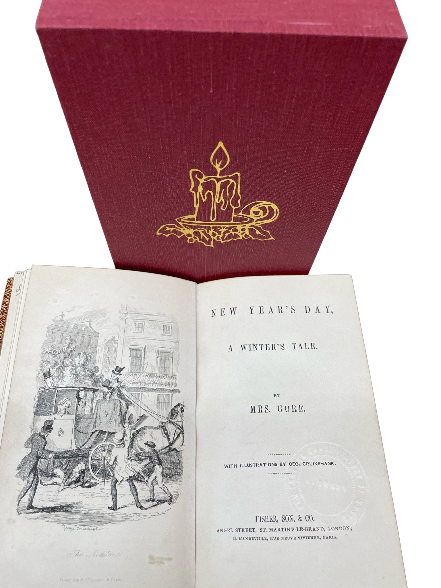 Christmas Books by Mrs. Gore, Illustrated by George Cruikshank, Three Volume Set, 1847 - The Great Republic