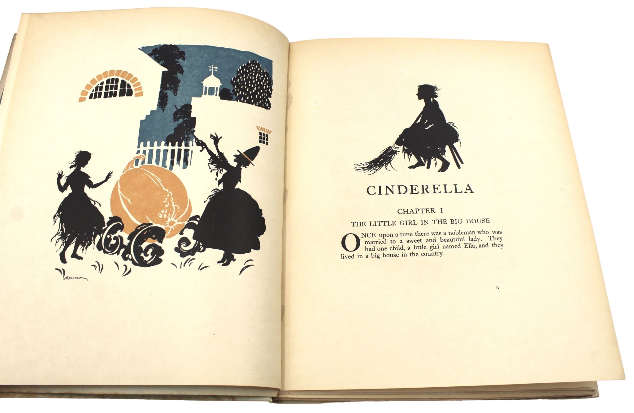 Cinderella, Edited by C.S. Evans, Illustrated and Signed by Arthur Rackham, Limited Edition de Luxe , 1919 - The Great Republic