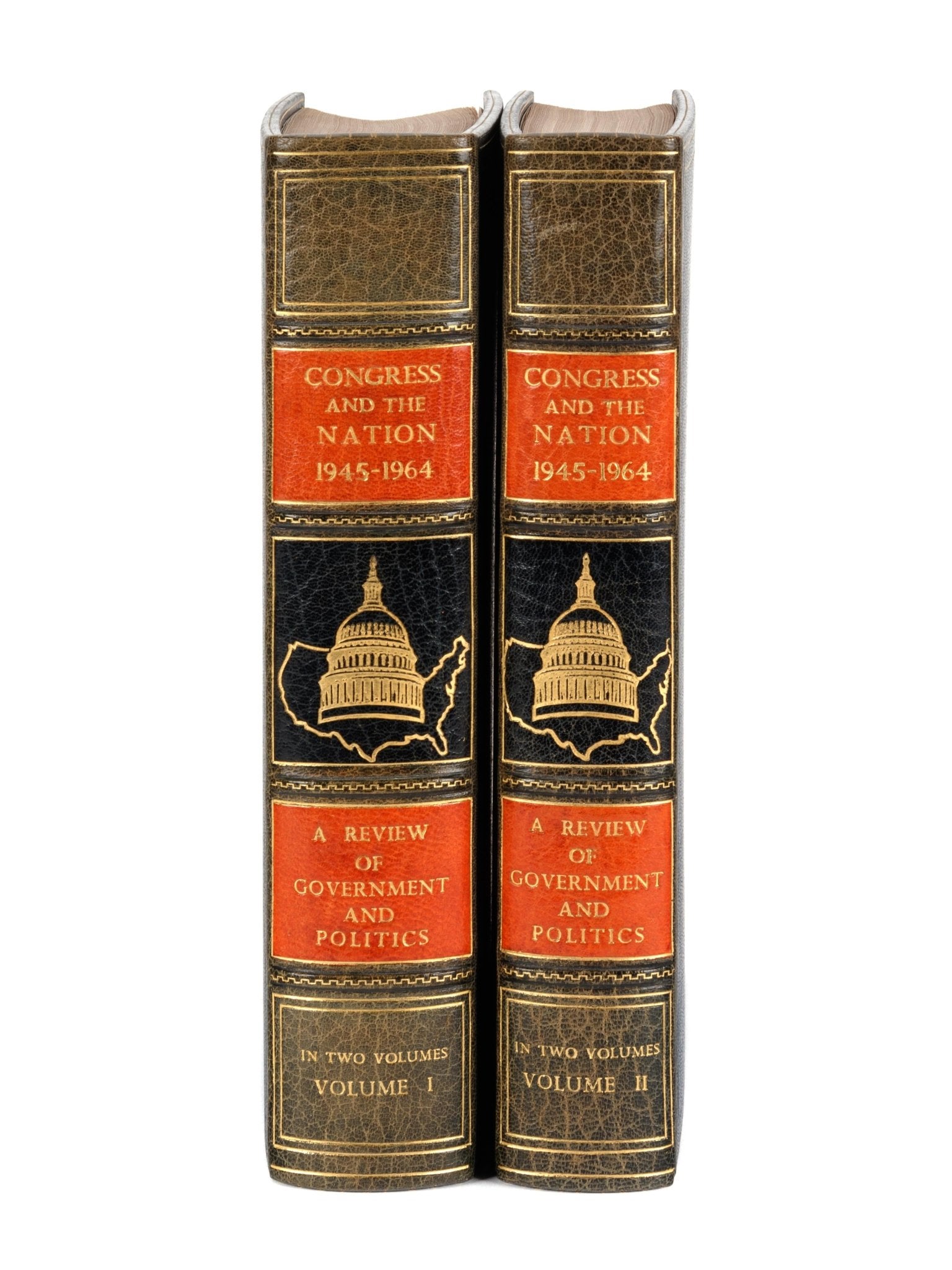 Congress and the Nation 1946 - 1964: A Review of Government and Politics, Published by the Congressional Quarterly Service, Two Volume Set - The Great Republic