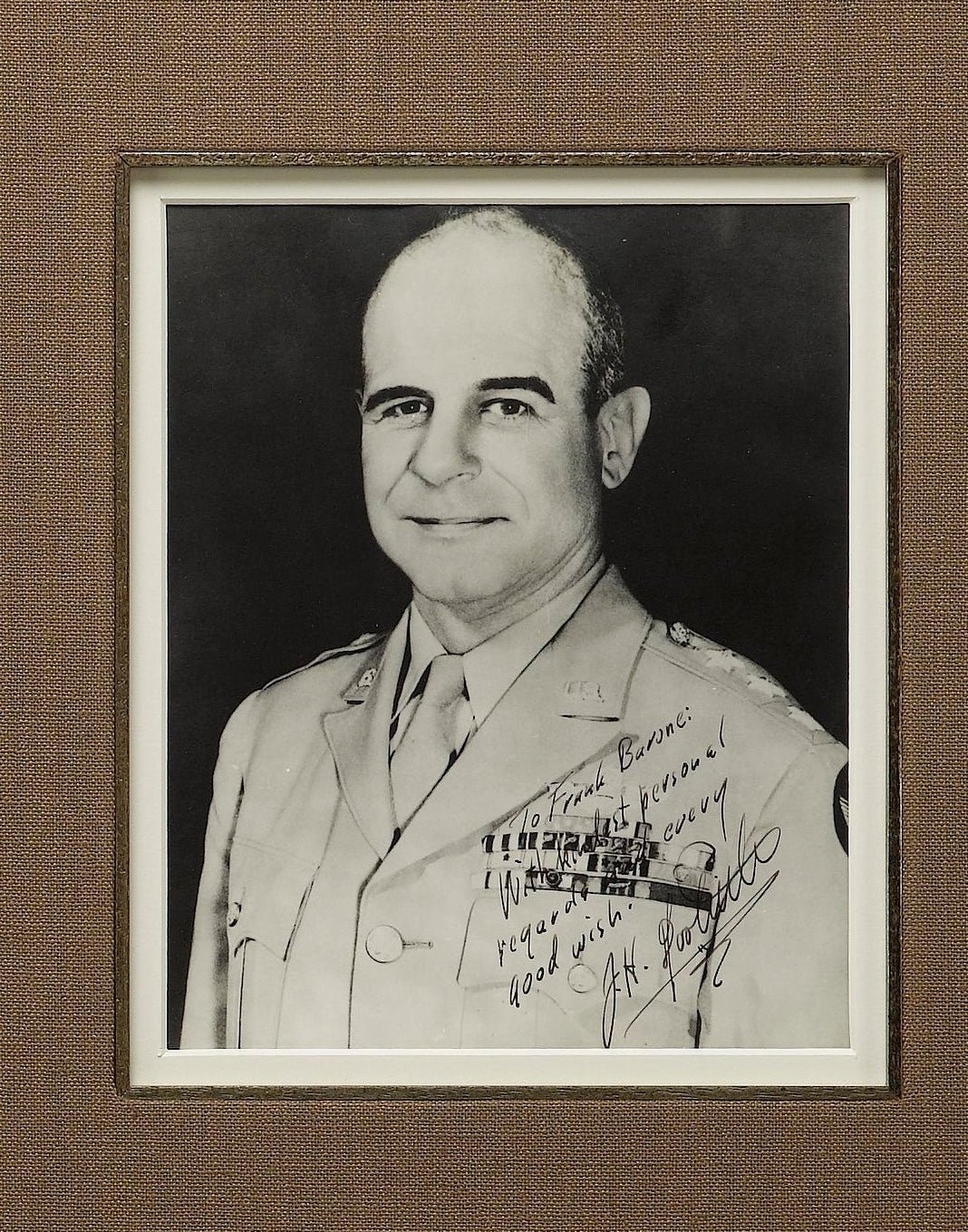 Fathers of the Air Service Collage, with Signatures of Doolittle, Spaatz, Arnold, and Mitchell - The Great Republic