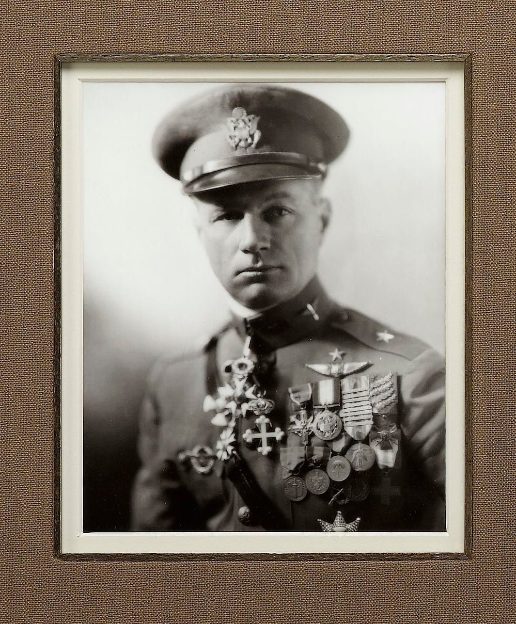 Fathers of the Air Service Collage, with Signatures of Doolittle, Spaatz, Arnold, and Mitchell - The Great Republic