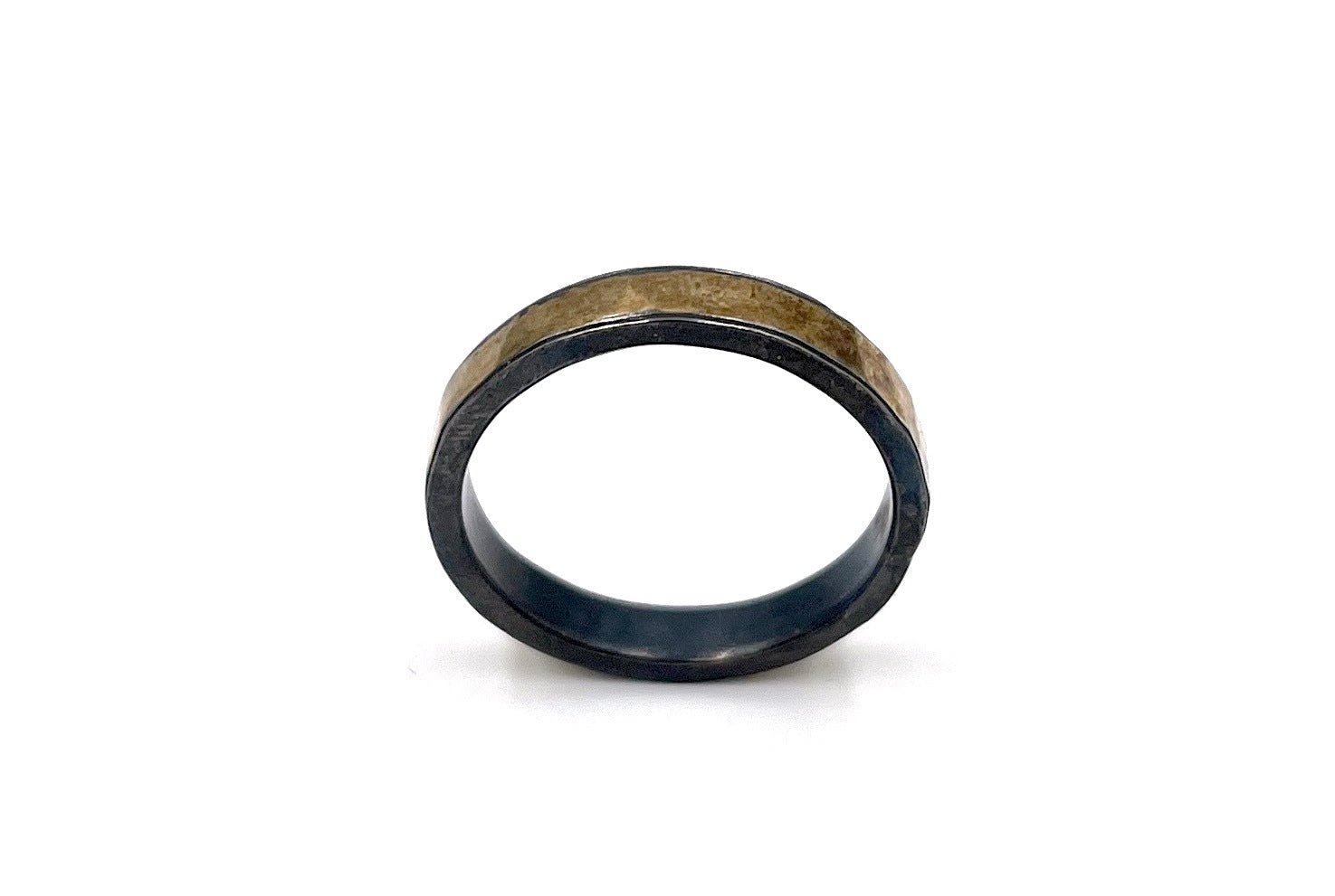 Gold Hammered Band Ring - The Great Republic