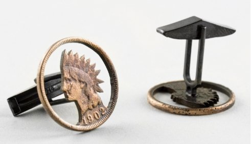 Indian Penny Cufflinks - The Great Republic