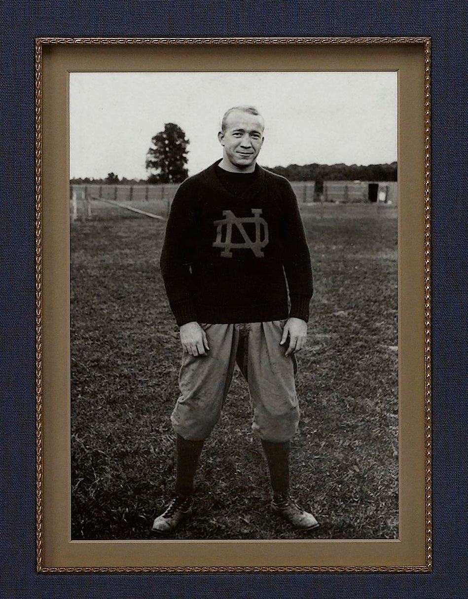 Knute Rockne Autographed Letter Collage - The Great Republic