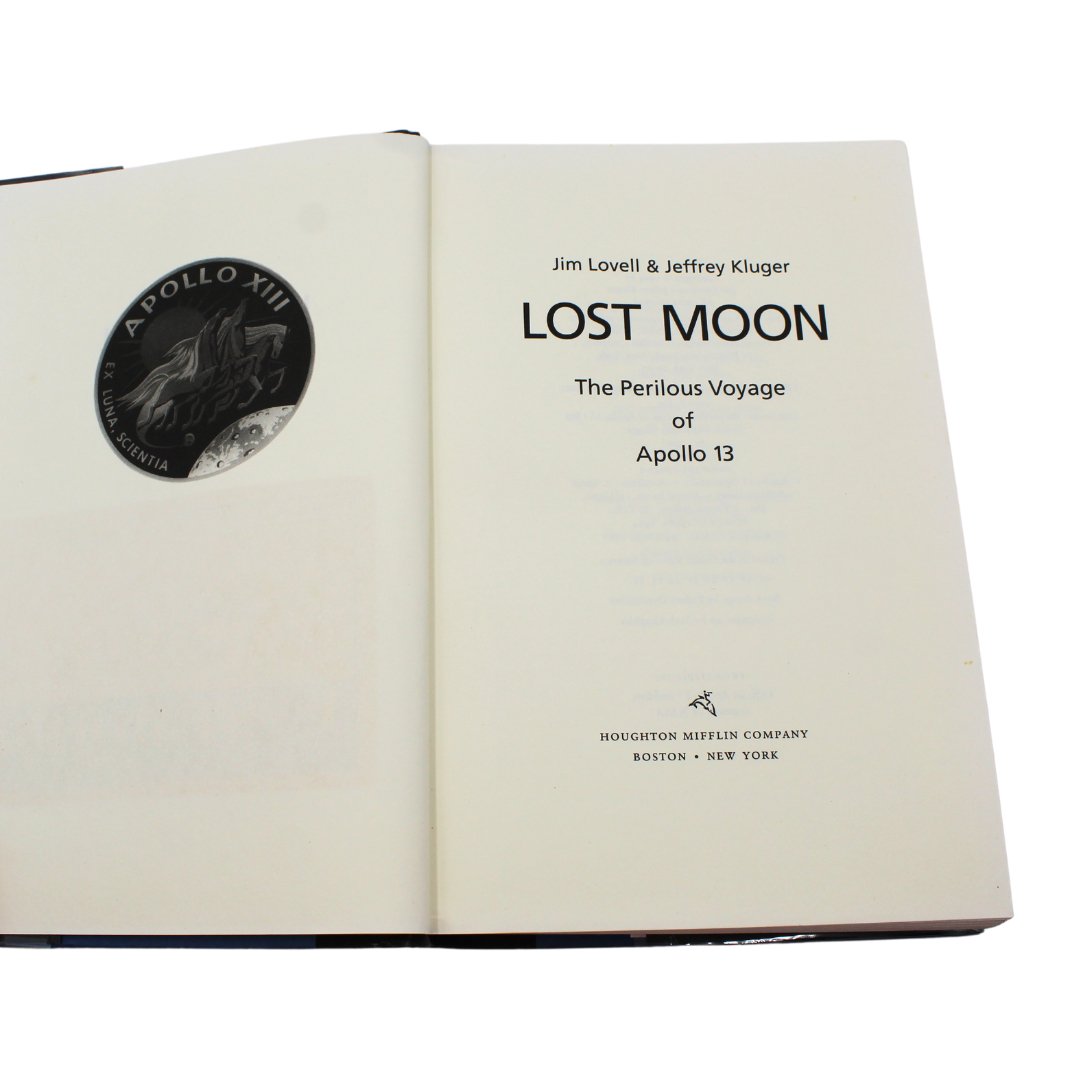 Lost Moon: The Preilous Voyage of Apollo 13 by Jim Lovell & Jeffrey Kluger, Signed by Lovell, 1994 - The Great Republic