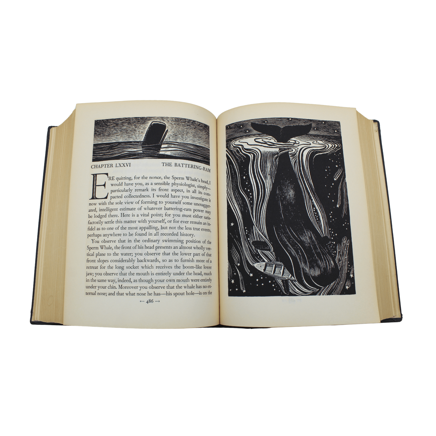 Moby Dick; Or, the Whale, by Herman Melville, Illustrated by Rockwell Kent, First Trade Edition Thus, 1930 - The Great Republic