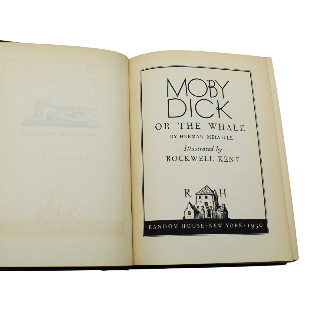 Moby Dick; Or, the Whale, by Herman Melville, Illustrated by Rockwell Kent, First Trade Edition Thus, 1930 - The Great Republic