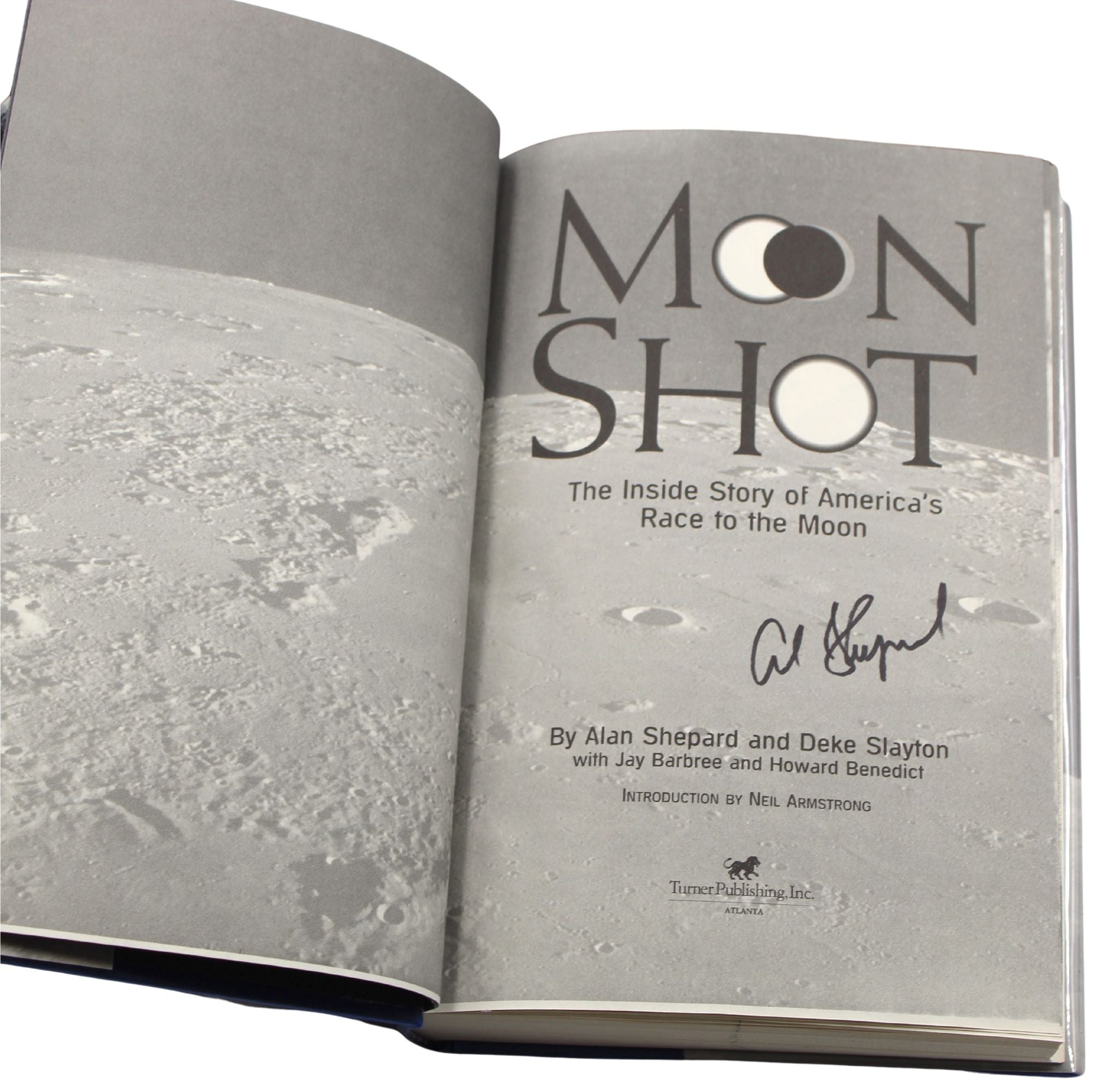 Moon Shot, Signed by Alan Shepard, First Edition in Original Dust Jacket, 1994 - The Great Republic