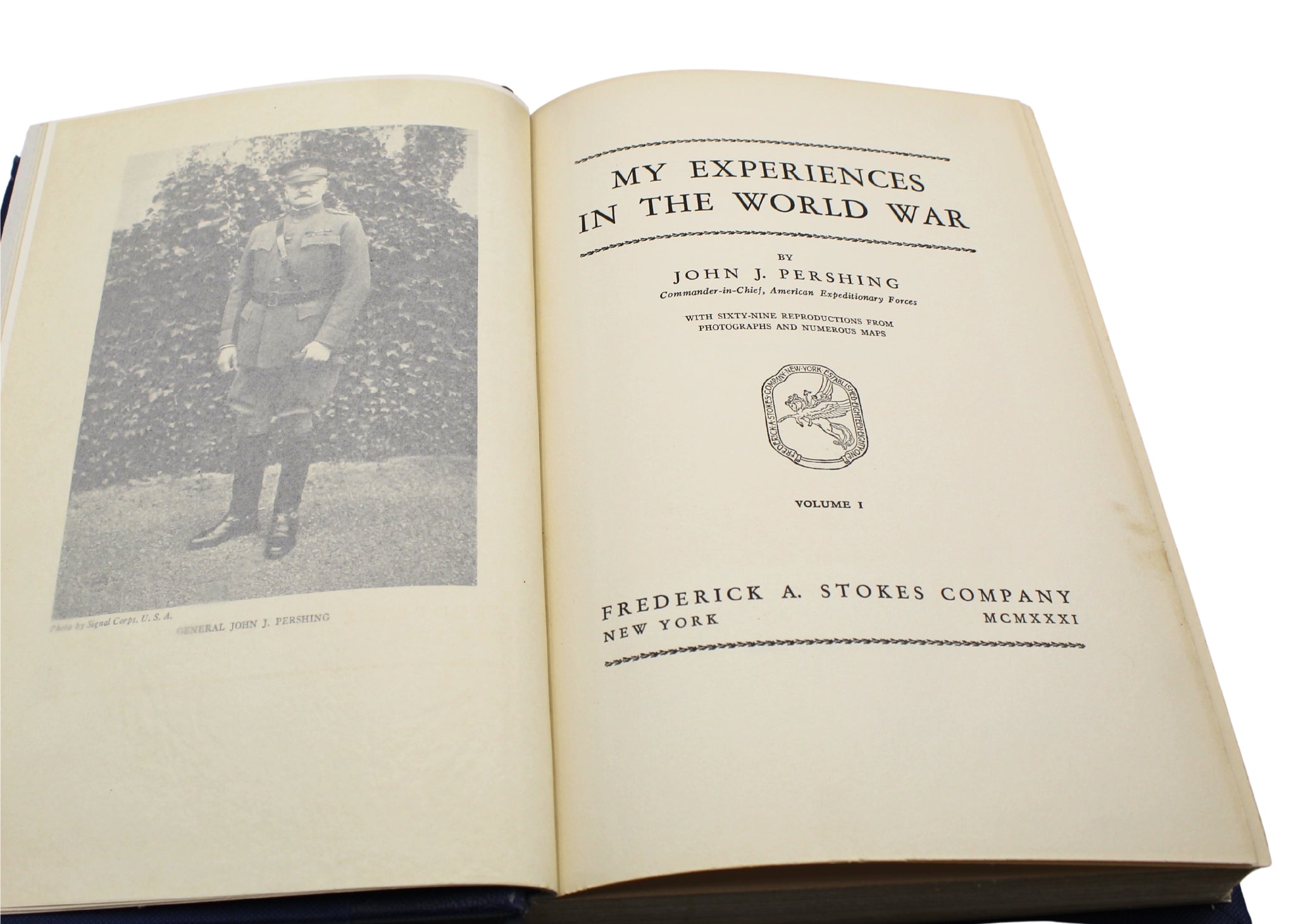 My Experiences in the World War, by John J. Pershing, First Edition, Two - Volume Set, in Original Dust Jackets, 1931 - The Great Republic