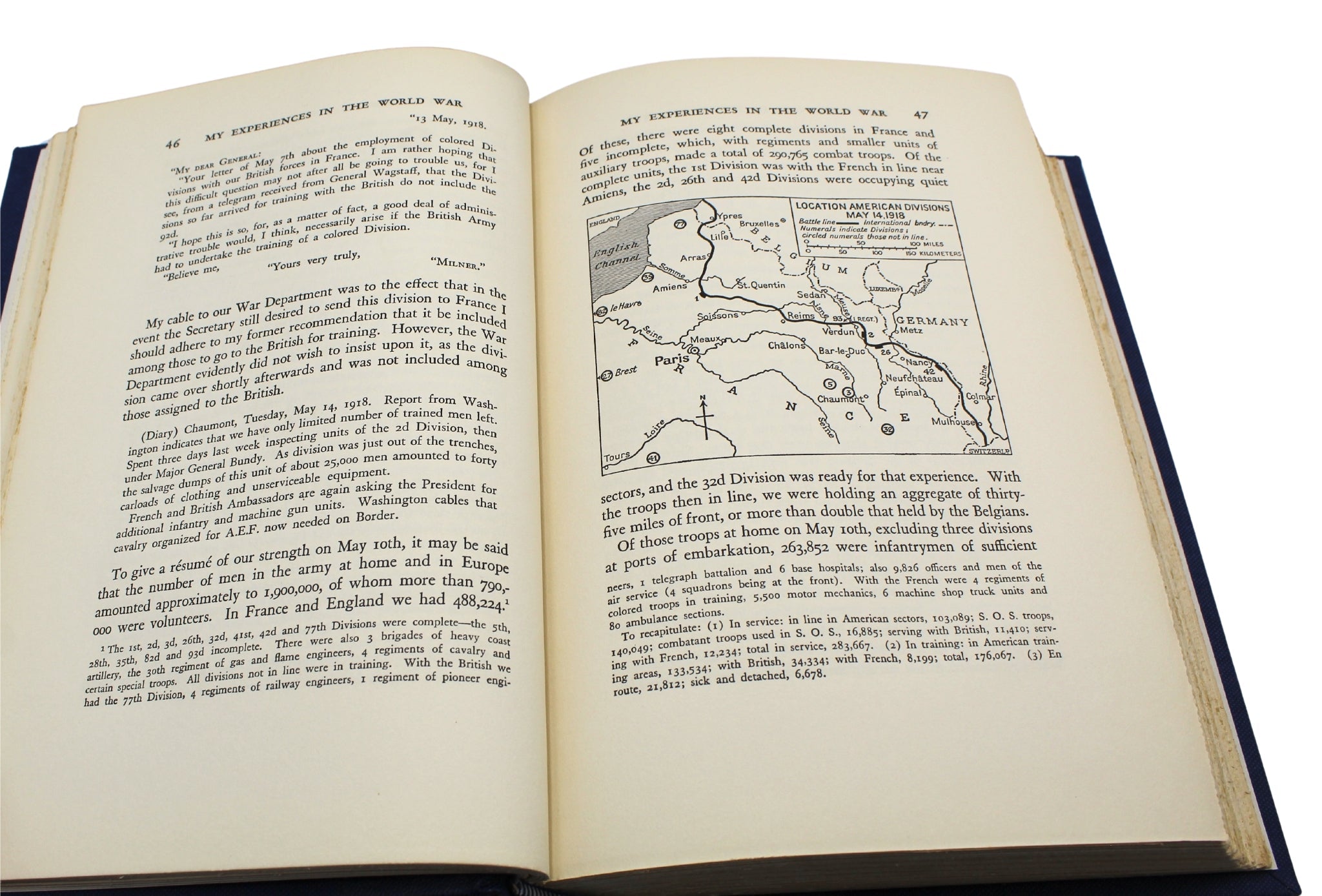 My Experiences in the World War, by John J. Pershing, First Edition, Two - Volume Set, in Original Dust Jackets, 1931 - The Great Republic