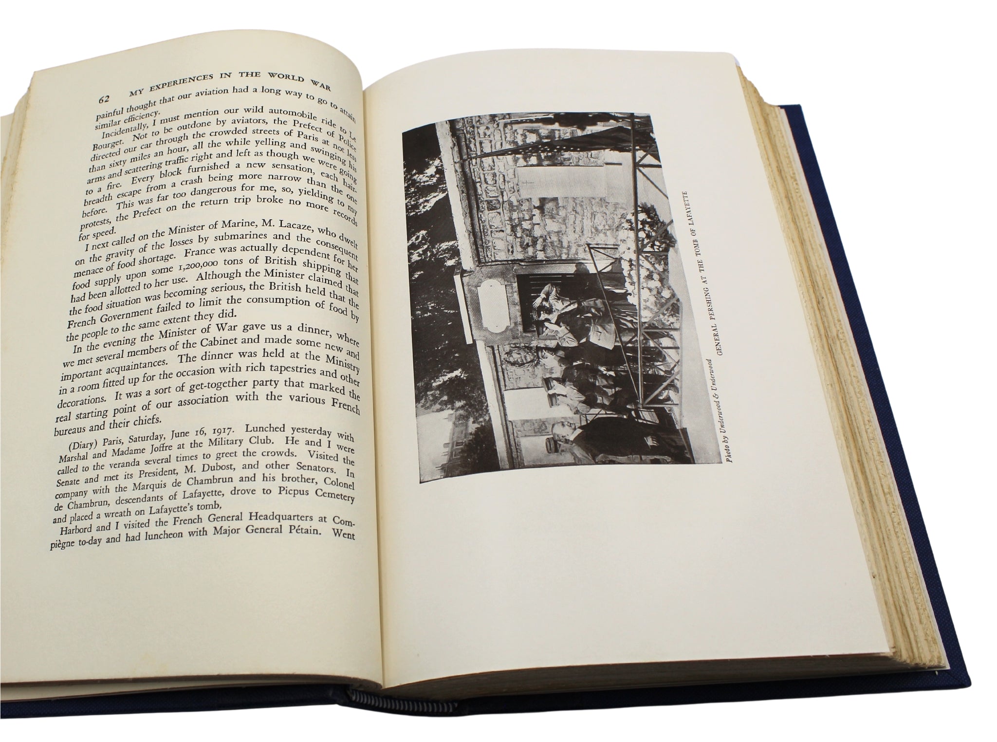 My Experiences in the World War, by John J. Pershing, First Edition, Two - Volume Set, in Original Dust Jackets, 1931 - The Great Republic