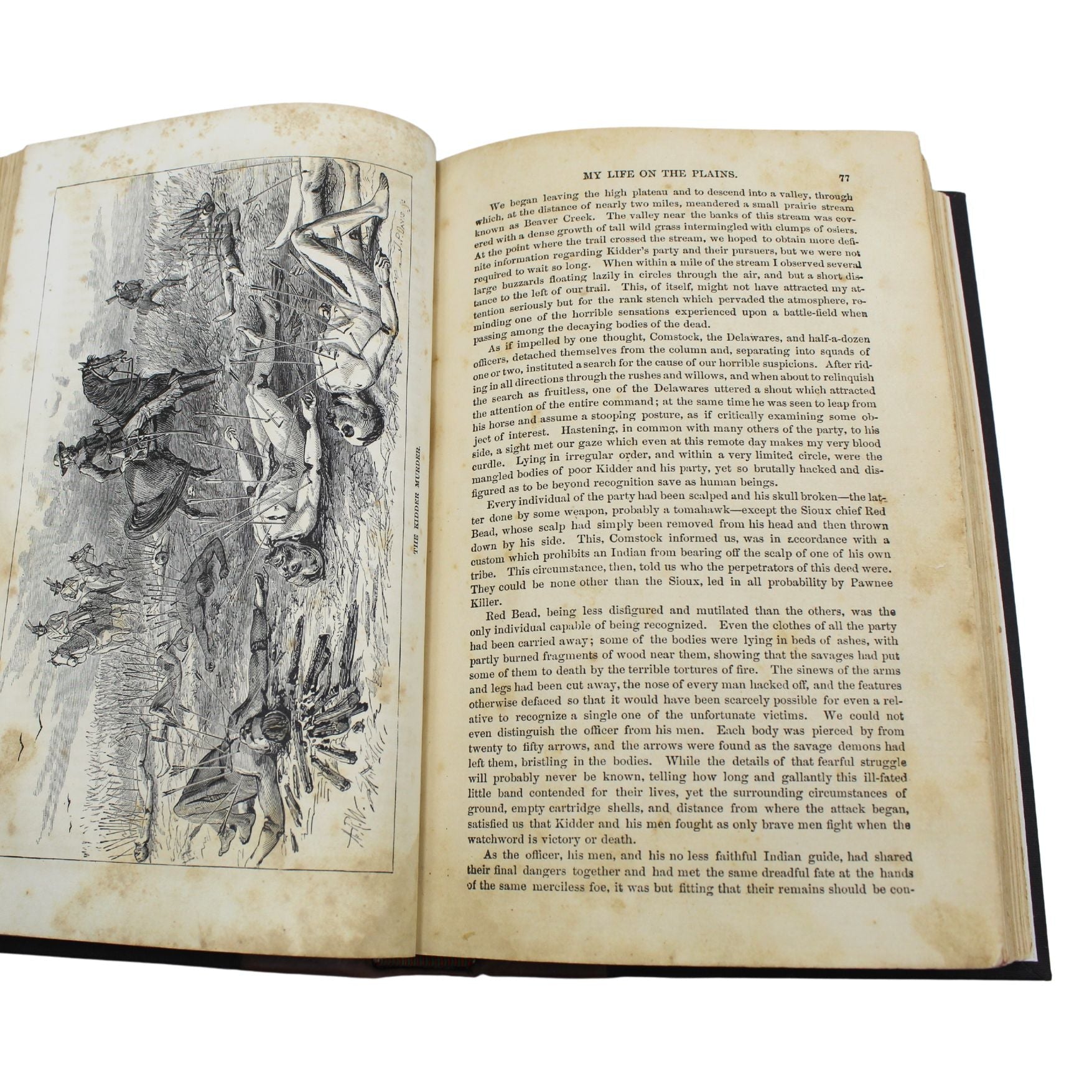 My Life on the Plains; Or, Personal Experiences with the Indians by Gen. G. A. Custer, First Edition, 1874 - The Great Republic