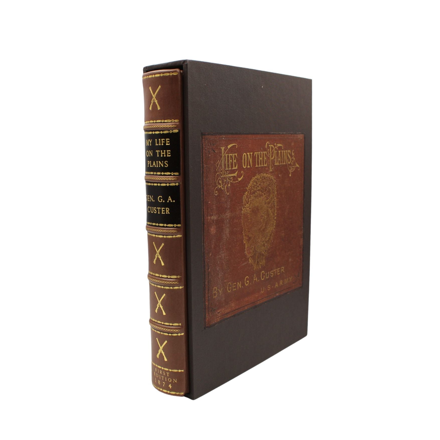 My Life on the Plains; Or, Personal Experiences with the Indians by Gen. G. A. Custer, First Edition, 1874 - The Great Republic