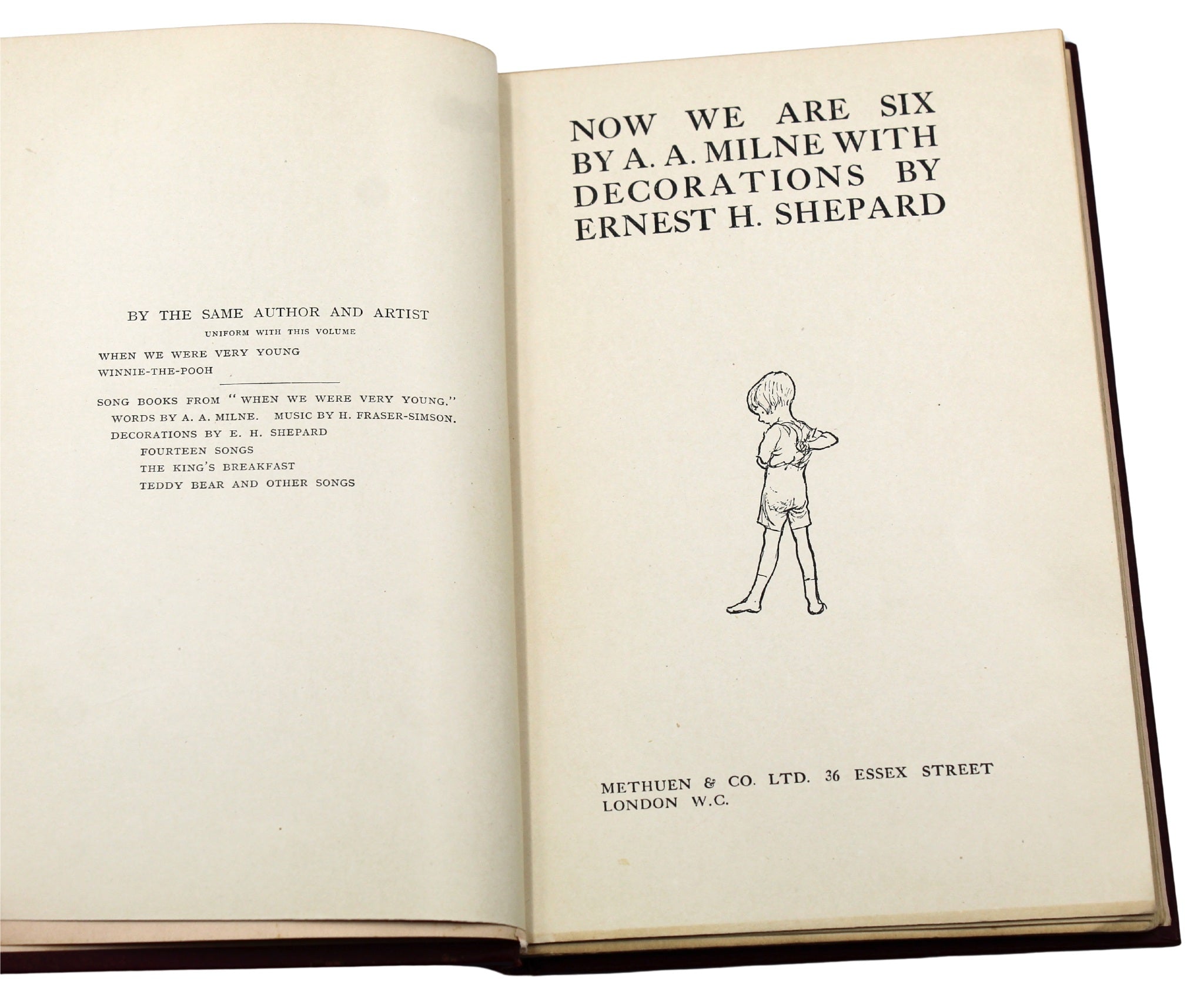 Now We Are Six by A. A. Milne, Illustrated by Ernest Shepard, First Edition, 1927 - The Great Republic