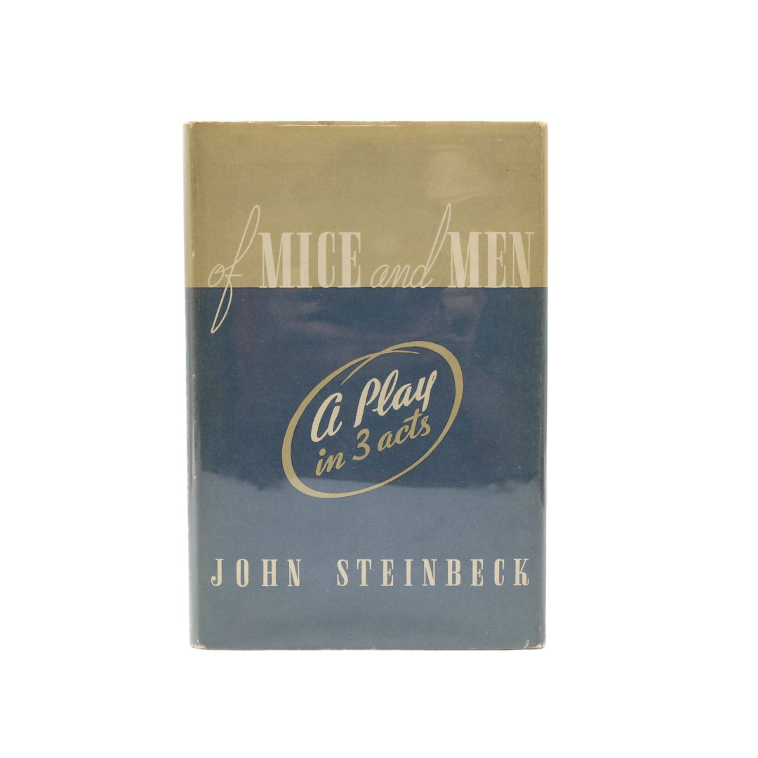 Of Mice and Men: A Play in Three Acts by John Steinbeck, First Edition, in Original Dust Jacket, 1937 - The Great Republic