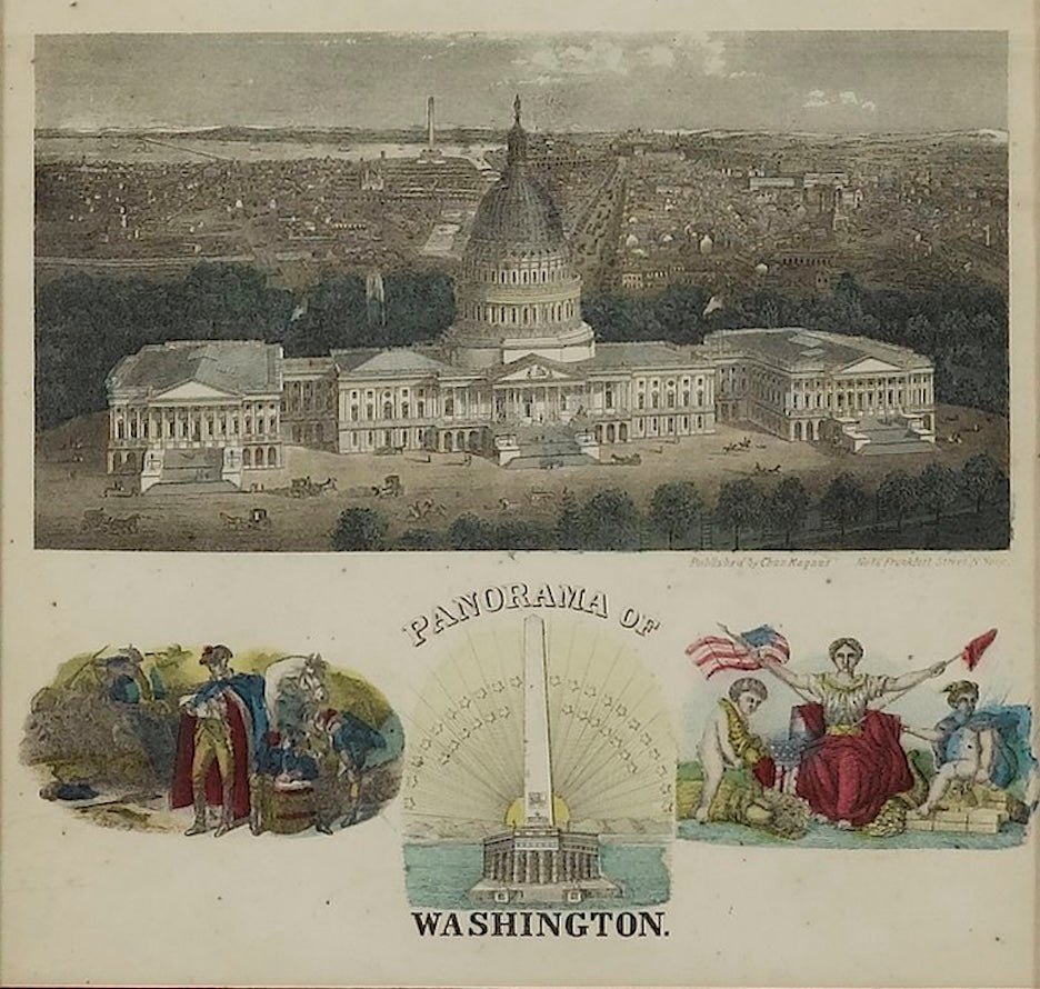 "Panorama of Washington" by Charles Magnus, circa 1865 - The Great Republic