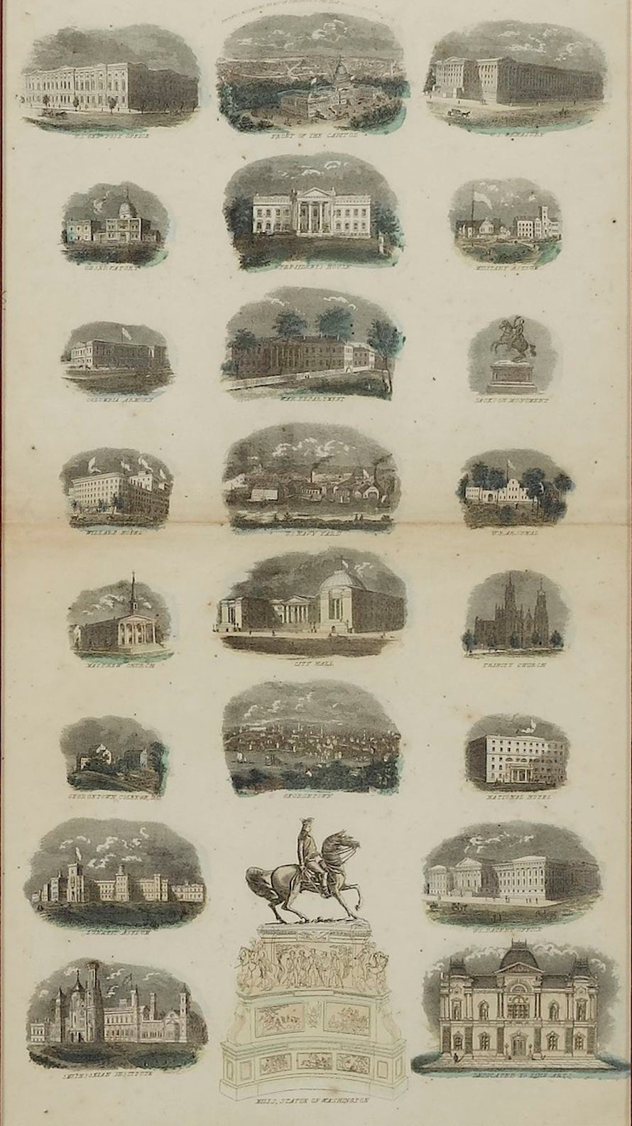 "Panorama of Washington" by Charles Magnus, circa 1865 - The Great Republic