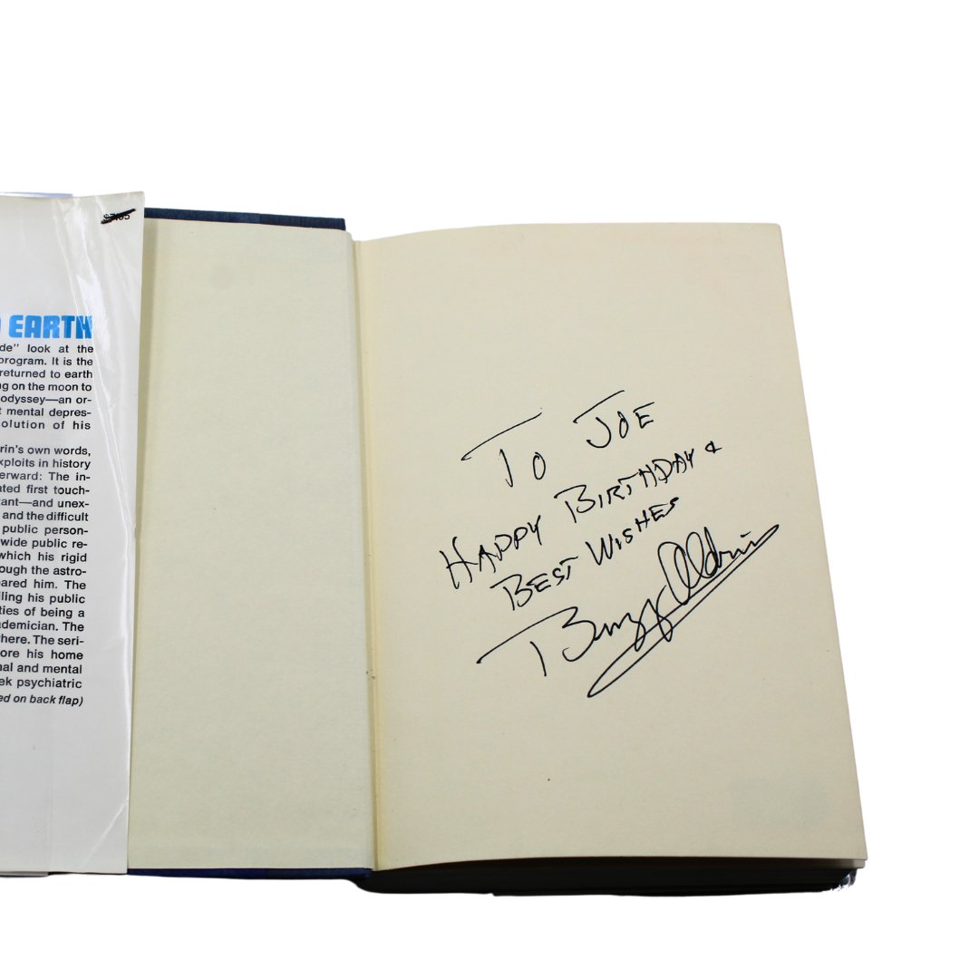 Return to Earth, Signed and Inscribed by Edwin "Buzz" Aldrin, First Edition in Original Dust Jacket, 1973 - The Great Republic