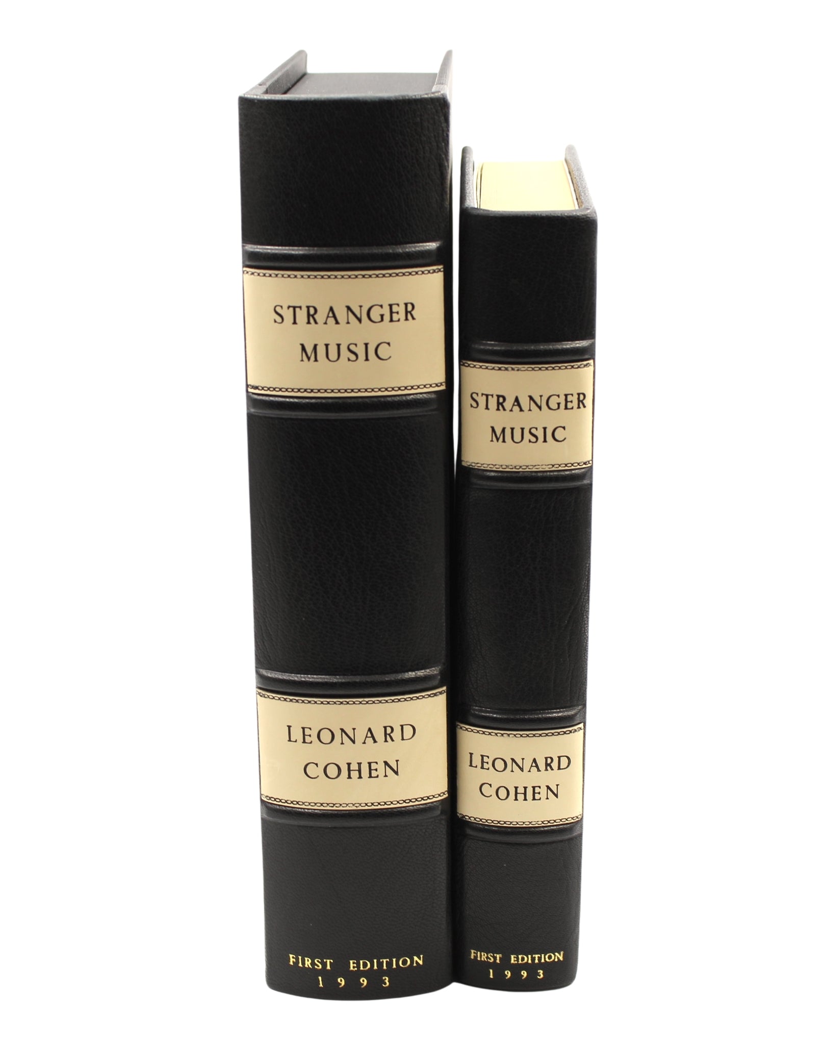 Stranger Music: Selected Poems and Songs by Leonard Cohen, First Edition, 1993 with Signed "Paris Again" Limited Edition Print - The Great Republic