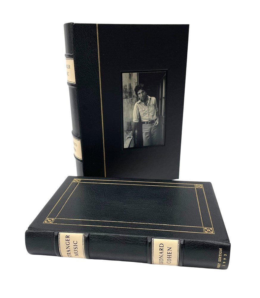 Stranger Music: Selected Poems and Songs by Leonard Cohen, First Edition, 1993 with Signed "Paris Again" Limited Edition Print - The Great Republic
