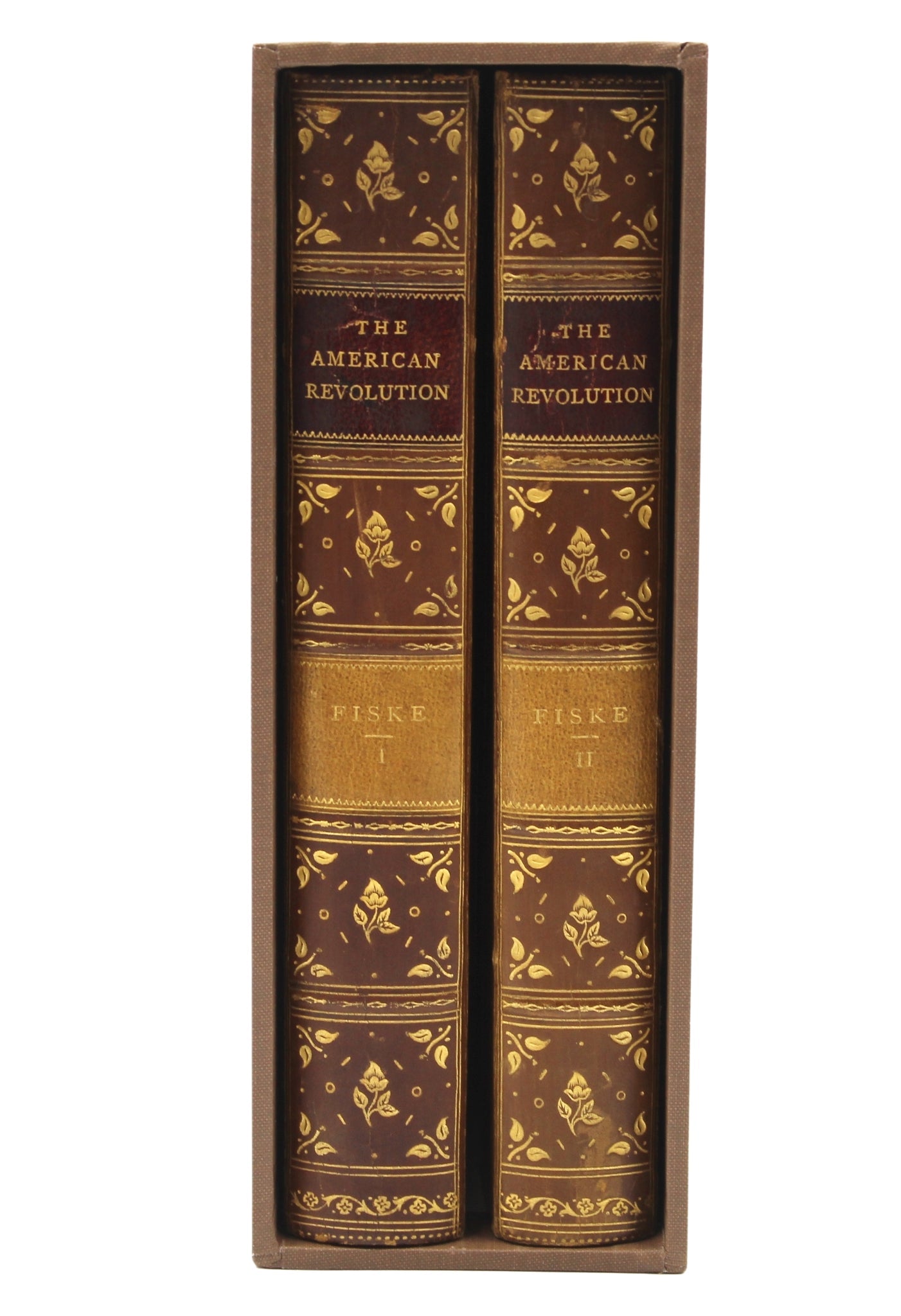 The American Revolution by John Fiske, Later Printing, Two Volumes, 1901 - The Great Republic