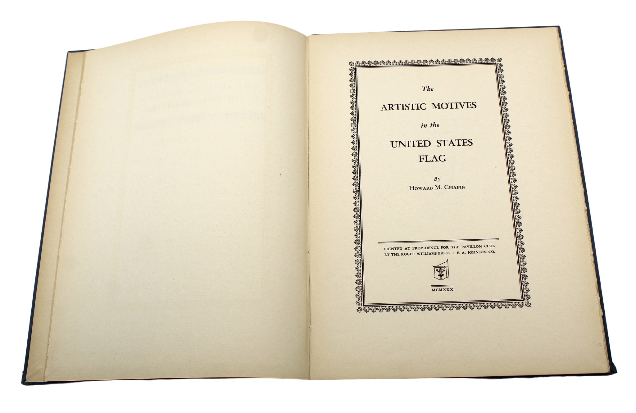 The Artistic Motives in the United States Flag by Howard M. Chapin, 1930 - The Great Republic