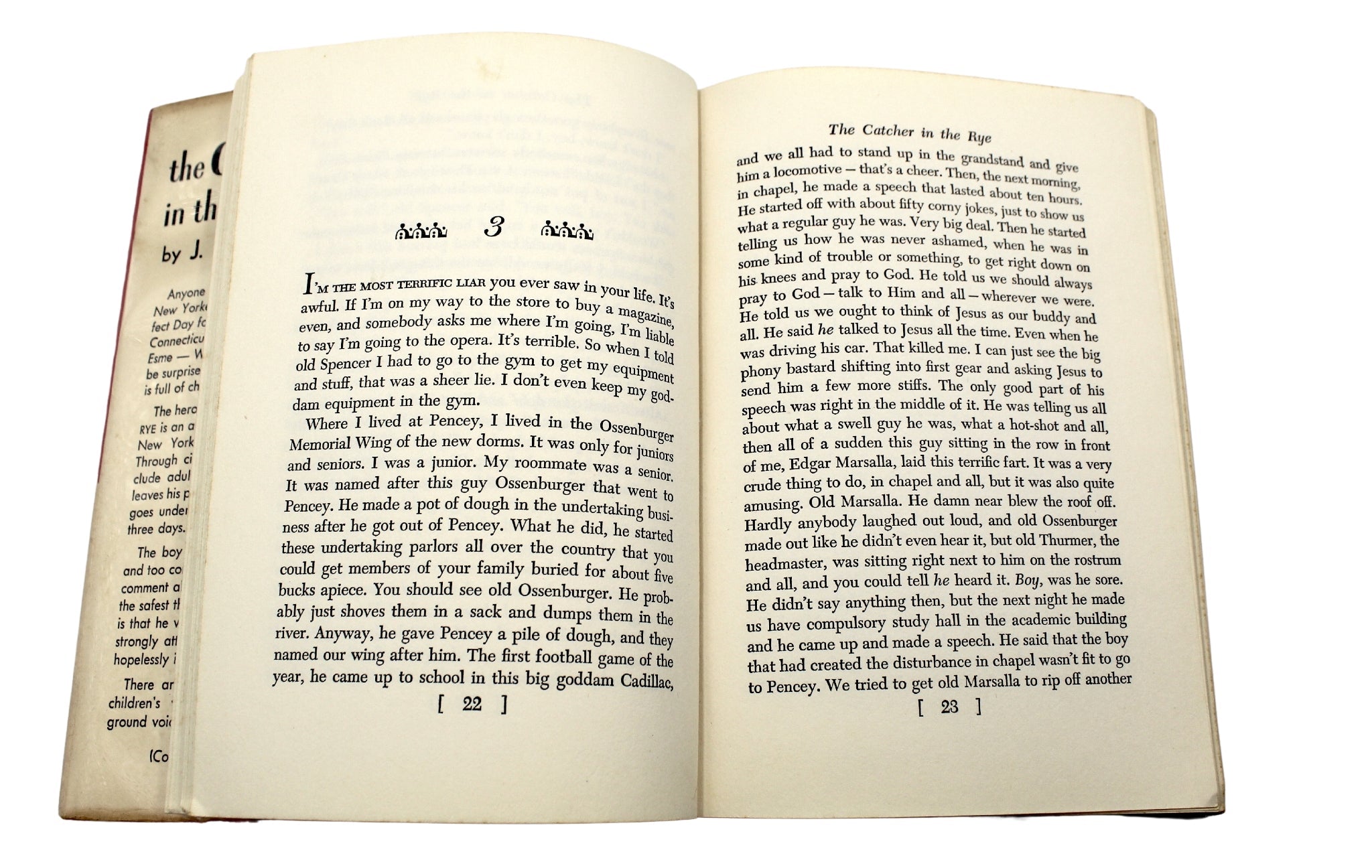 The Catcher in the Rye by J.D. Salinger, First Edition, First Impression in Original Dust Jacket, 1951 - The Great Republic