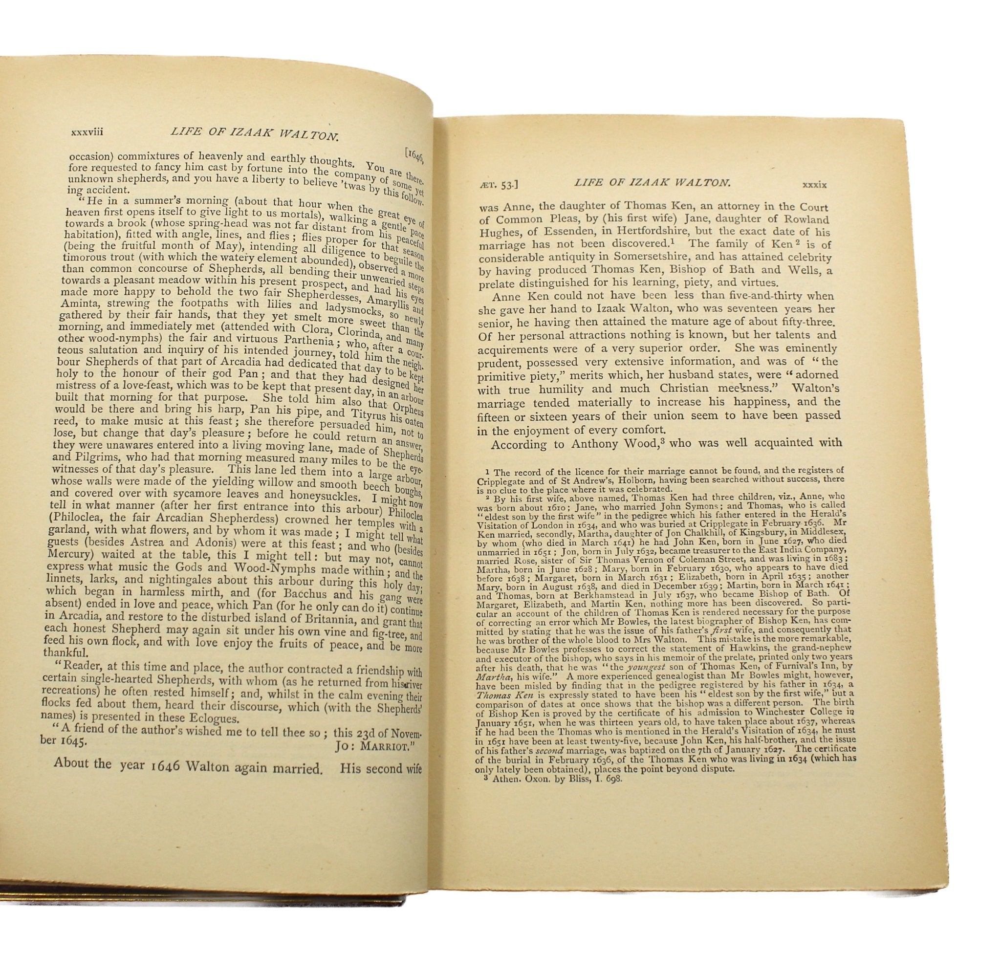 The Complete Angler by Izaak Walton and Charles Cotton, Edited by Harris Nicolas, Fourth Nicolas Edition, 1887 - The Great Republic