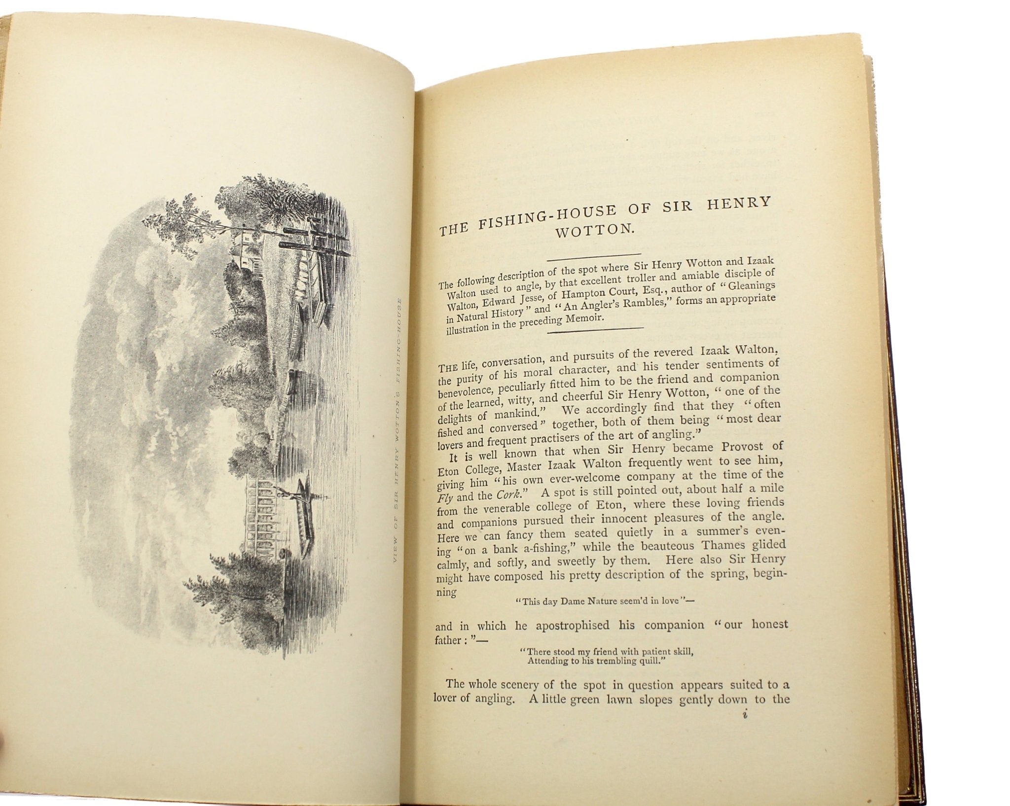 The Complete Angler by Izaak Walton and Charles Cotton, Edited by Harris Nicolas, Fourth Nicolas Edition, 1887 - The Great Republic